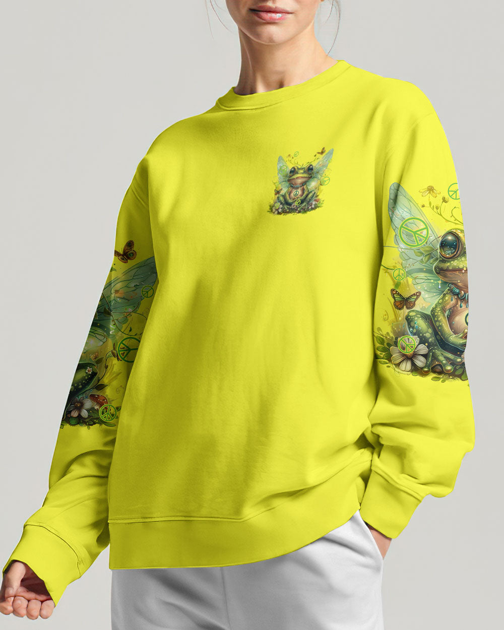 BE YOU THE WORLD WILL ADJUST FAIRY FROG ALL OVER PRINT - TYHI2003241