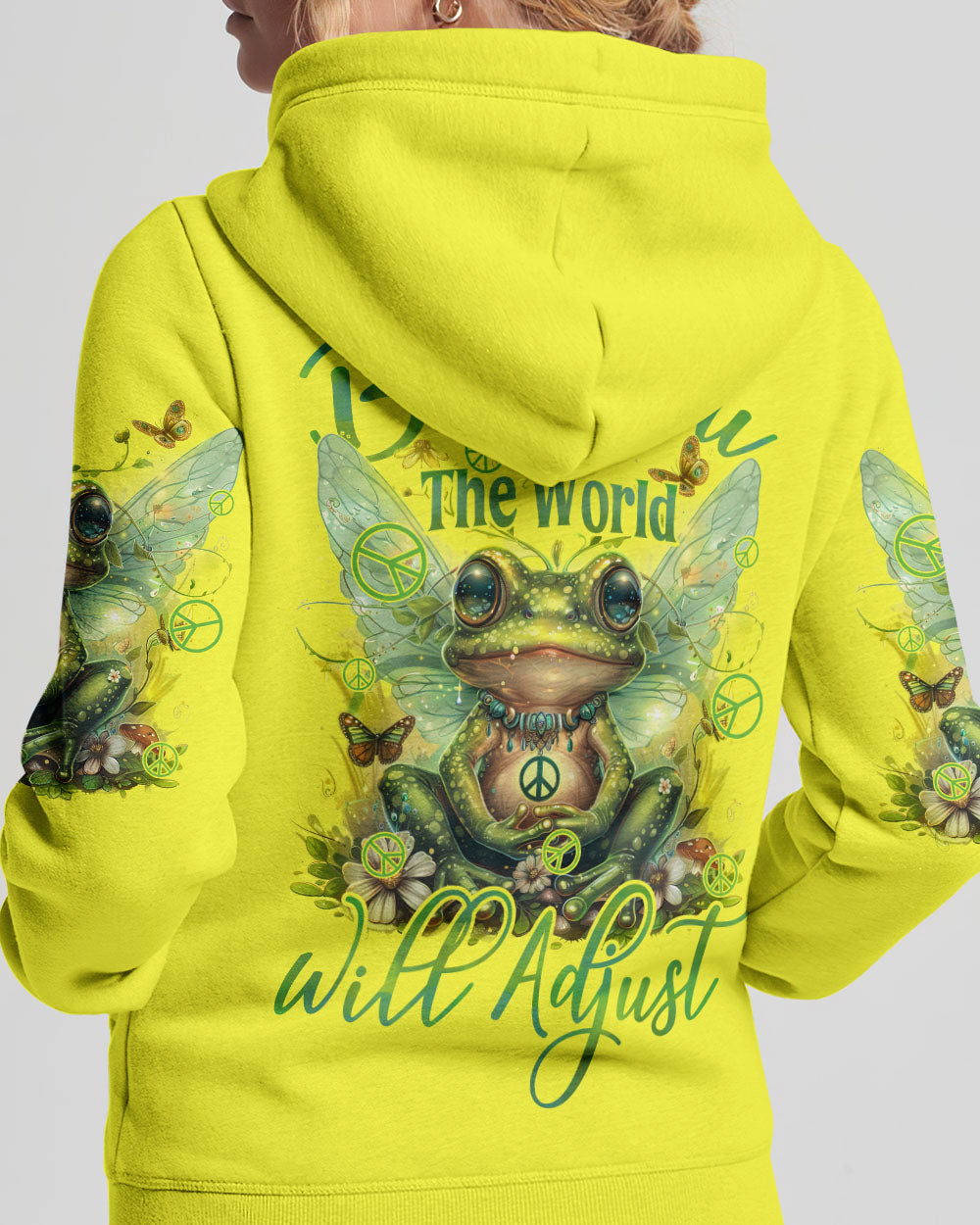 BE YOU THE WORLD WILL ADJUST FAIRY FROG ALL OVER PRINT - TYHI2003241