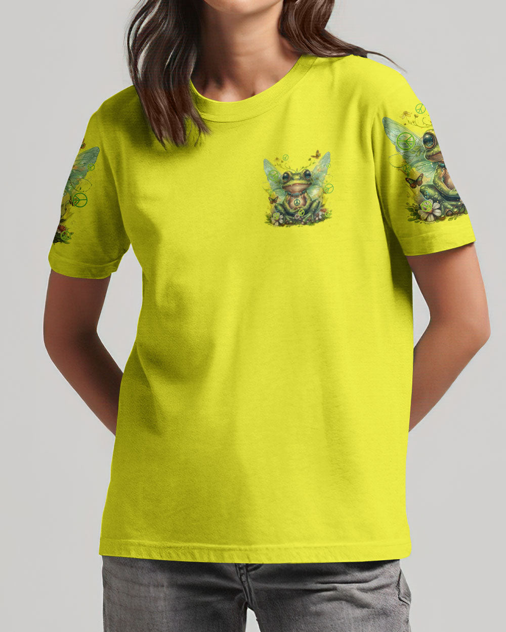 BE YOU THE WORLD WILL ADJUST FAIRY FROG ALL OVER PRINT - TYHI2003241
