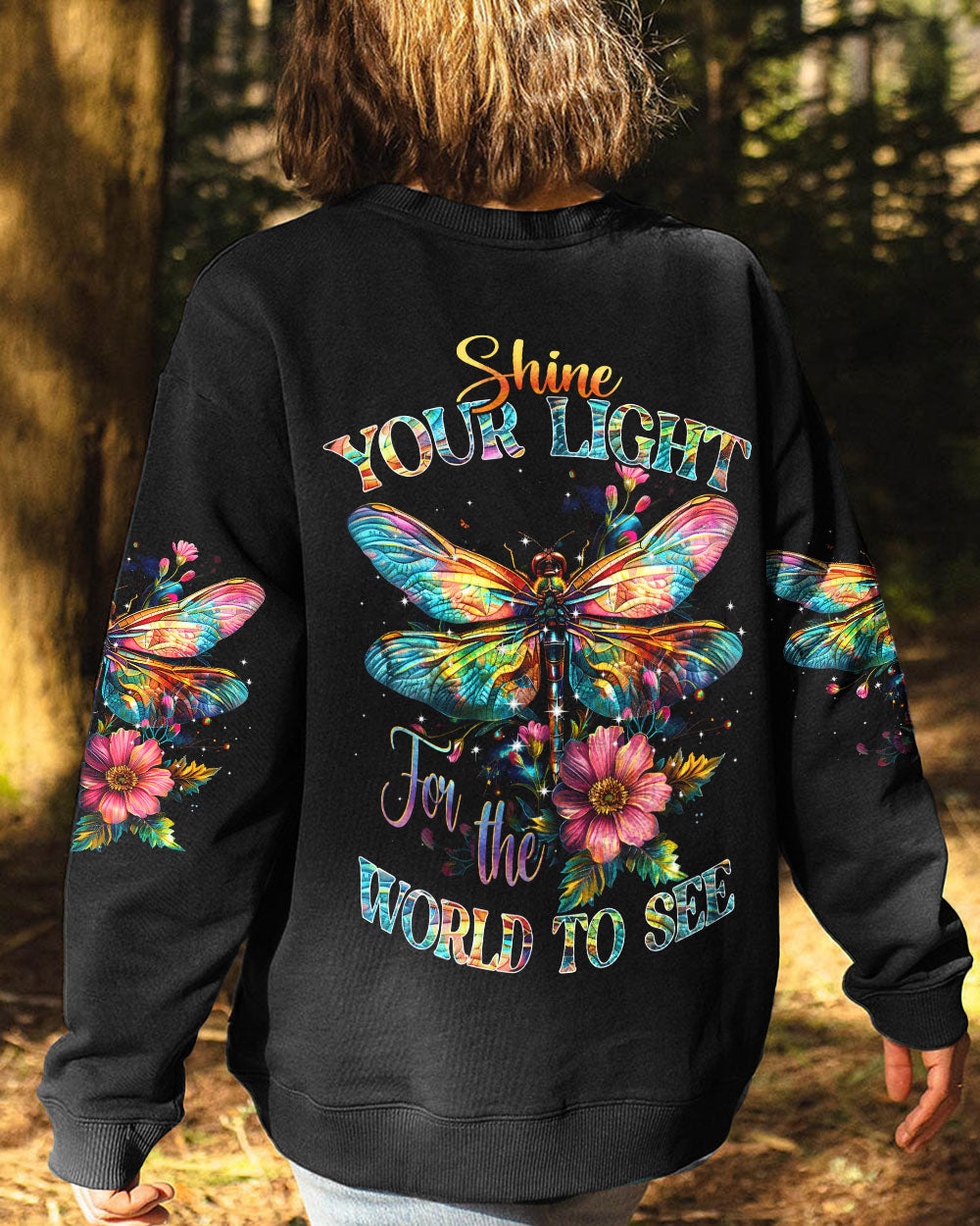 SHINE YOUR LIGHT FOR THE WORLD TO SEE DRAGONFLY ALL OVER PRINT - TYHI2003242