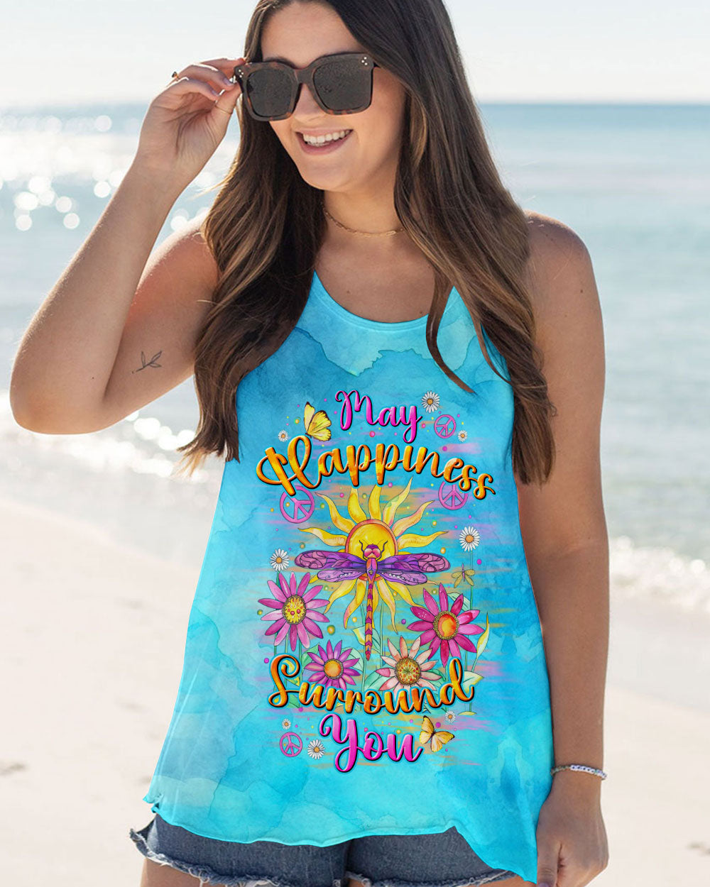 MAY HAPPINESS SURROUND YOU DRAGONFLY ALL OVER PRINT - TYHI2207241