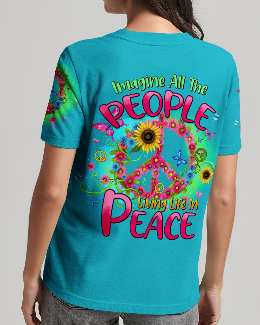 IMAGINE ALL THE PEOPLE LIVING LIFE IN PEACE ALL OVER PRINT - TYHI2404242