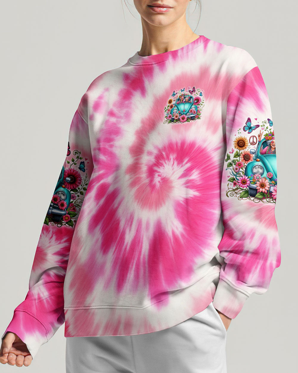 THE FRIENDS YOU MEET ON YOUR PATH TIE DYE ALL OVER PRINT - TYHI2805241