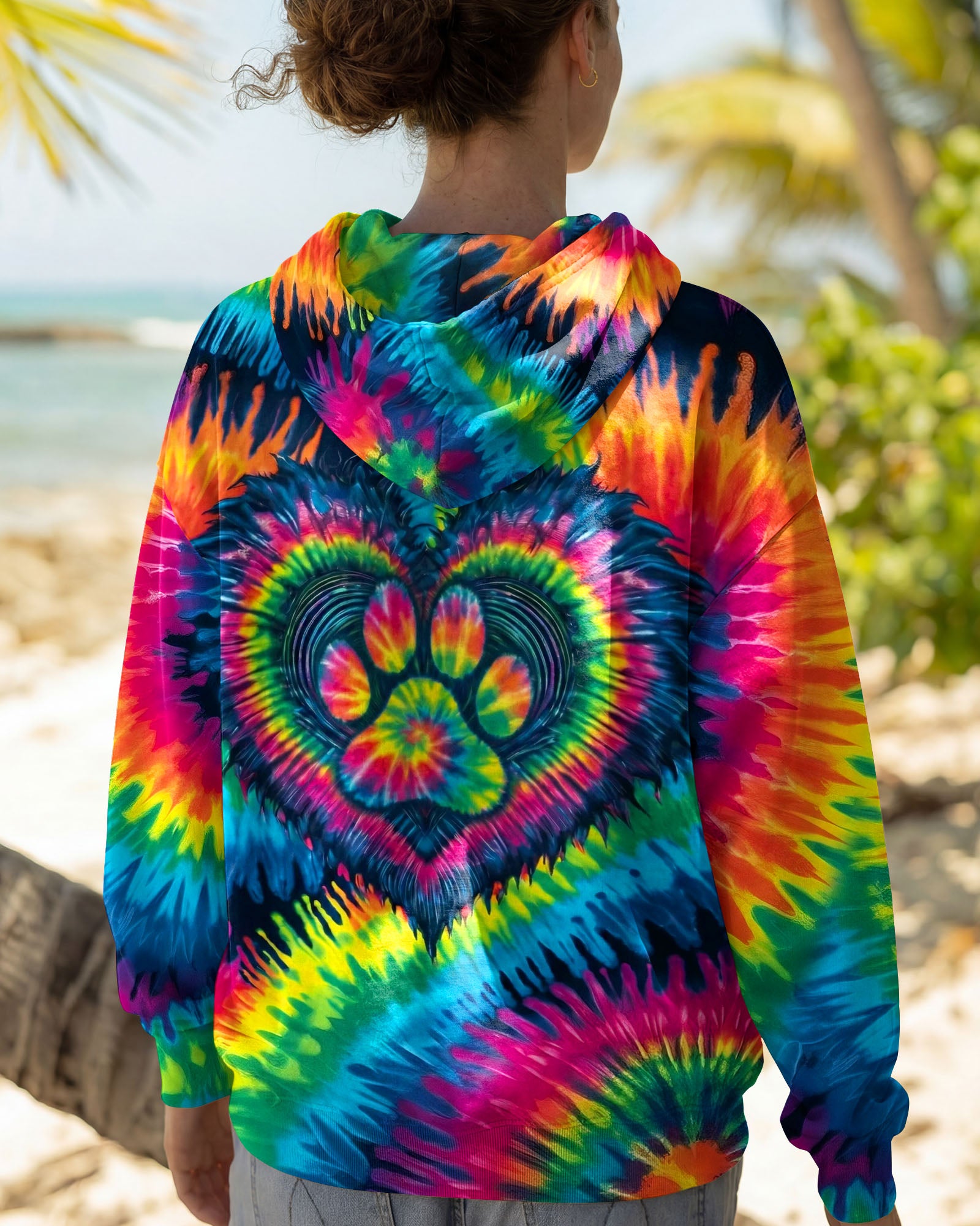 HEART PAW COLORFUL ALL OVER PRINT - TYLN0203263