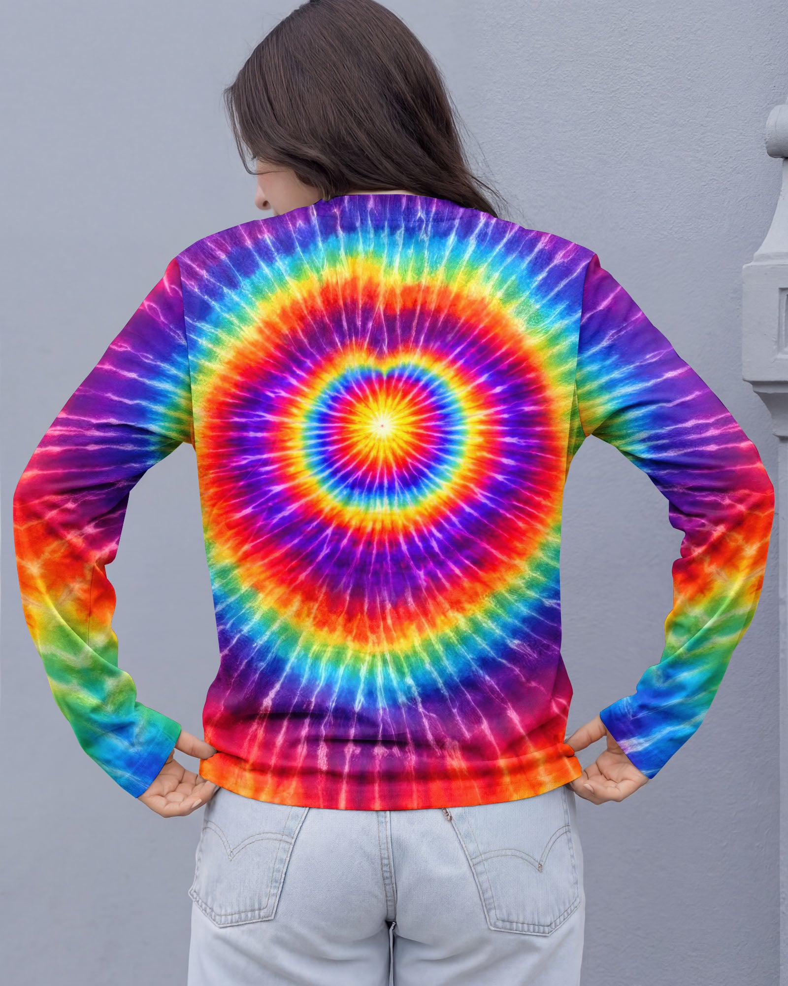 FUNNY THREE CAT COLORFUL SWIRL ALL OVER PRINT   - TLTW2802262