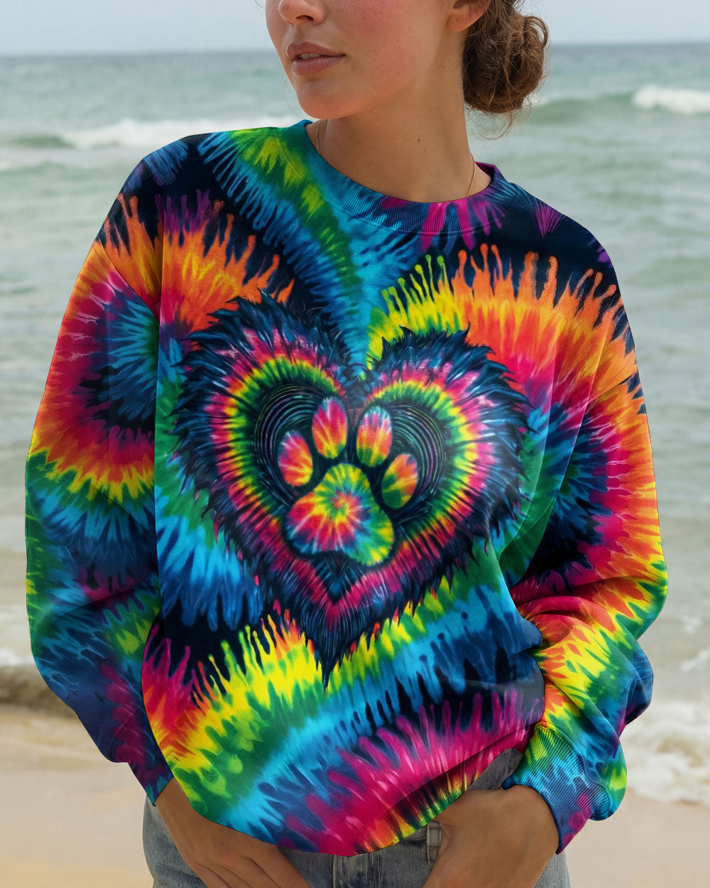 HEART PAW COLORFUL ALL OVER PRINT - TYLN0203263