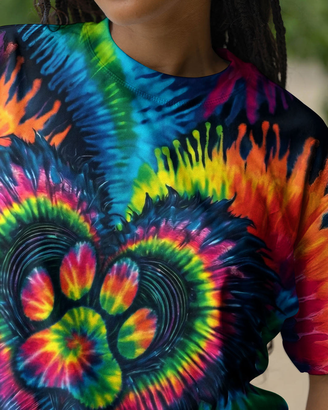 HEART PAW COLORFUL ALL OVER PRINT - TYLN0203263
