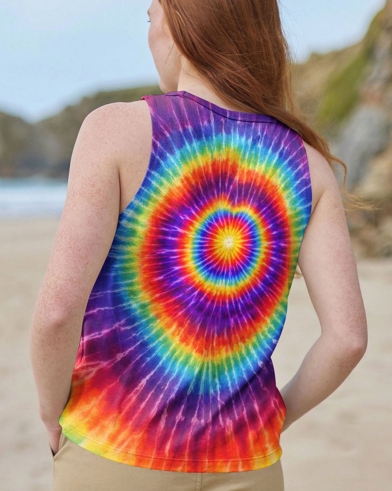FUNNY THREE CAT COLORFUL SWIRL ALL OVER PRINT   - TLTW2802262