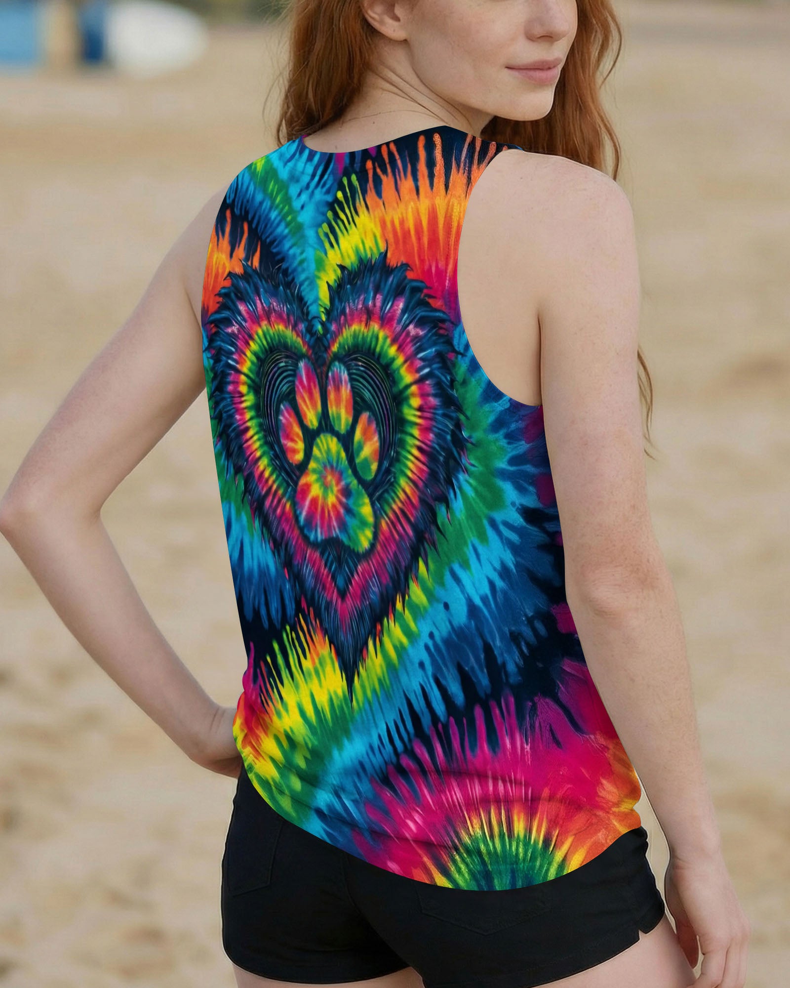 HEART PAW COLORFUL ALL OVER PRINT - TYLN0203263