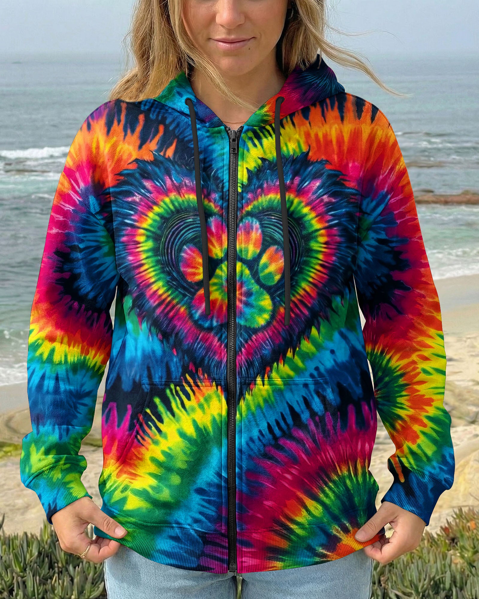 HEART PAW COLORFUL ALL OVER PRINT - TYLN0203263