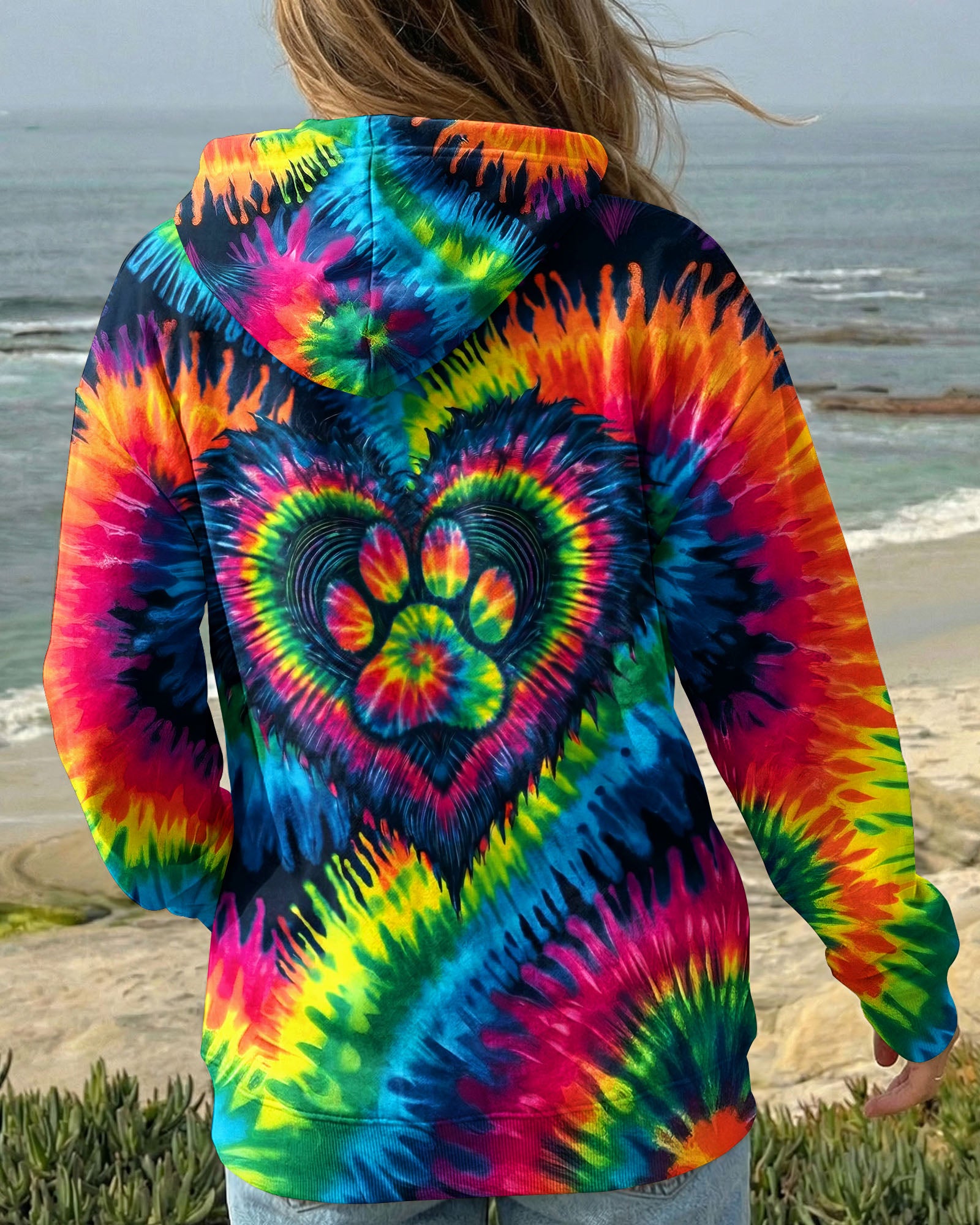 HEART PAW COLORFUL ALL OVER PRINT - TYLN0203263