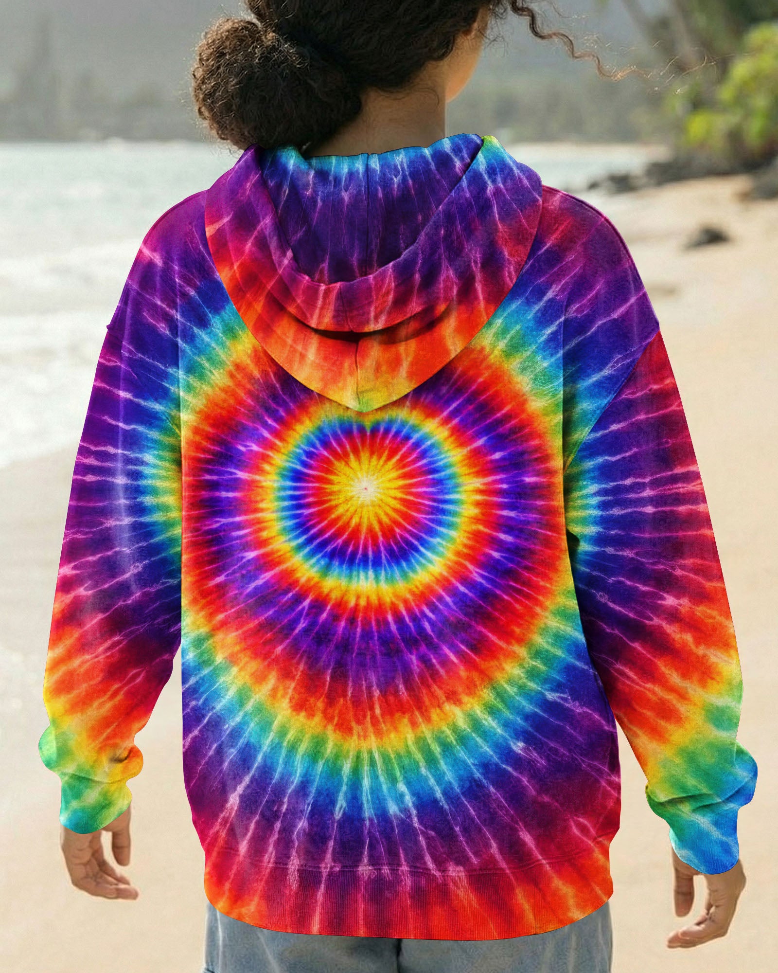 FUNNY THREE CAT COLORFUL SWIRL ALL OVER PRINT   - TLTW2802262
