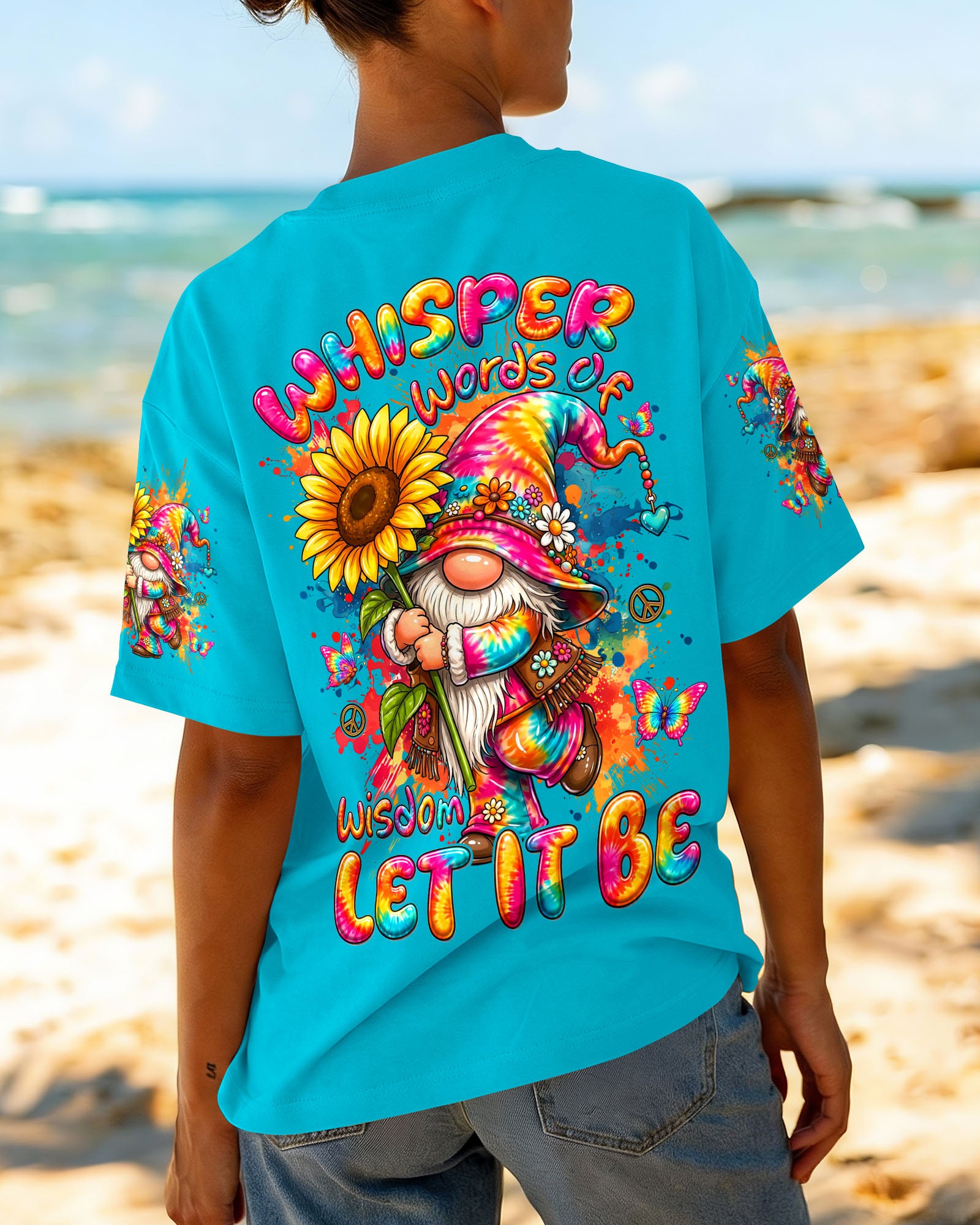 WHISPER WORDS OF WISDOM LET IT BE GNOME ALL OVER PRINT - TYLN0408263