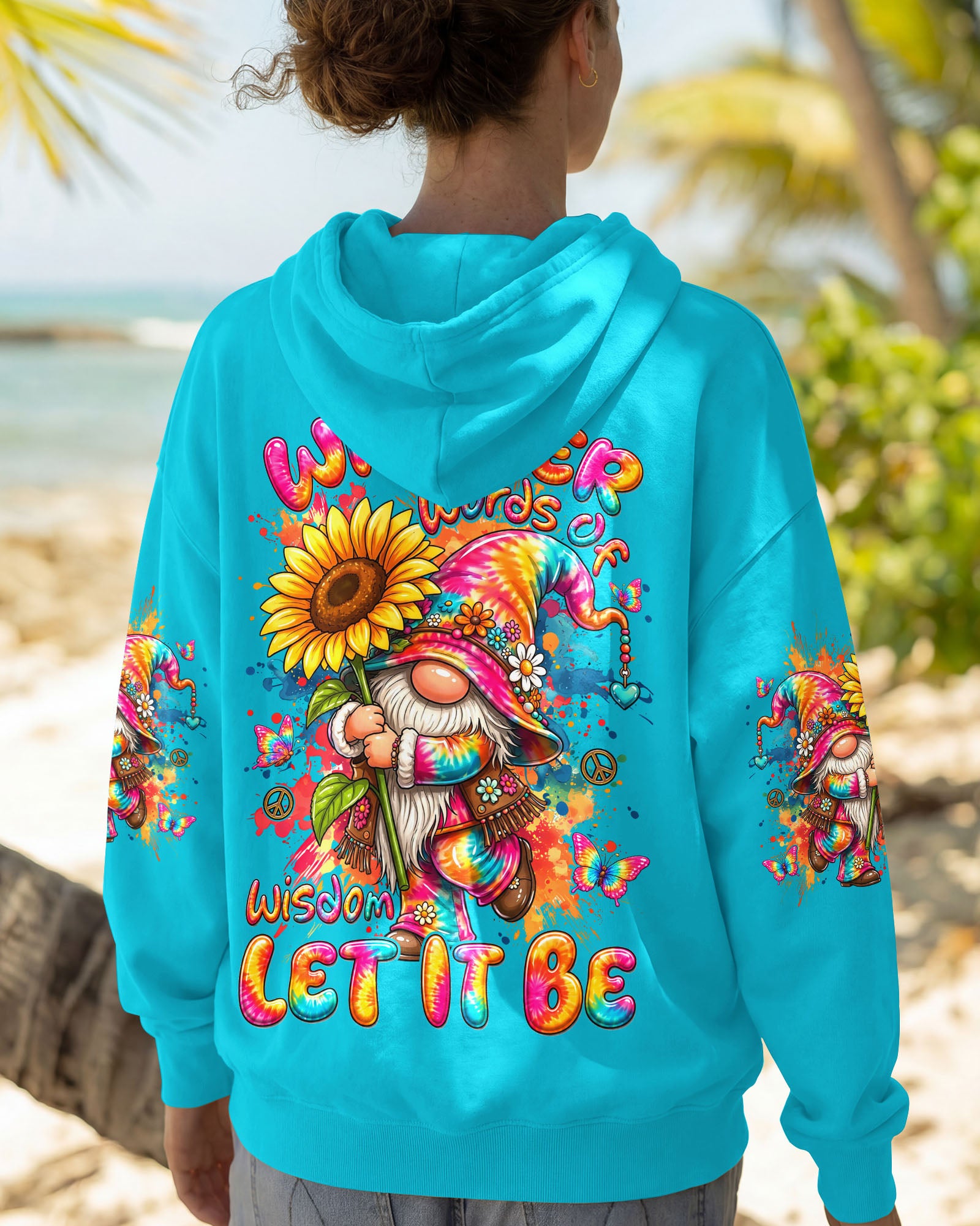 WHISPER WORDS OF WISDOM LET IT BE GNOME ALL OVER PRINT - TYLN0408263