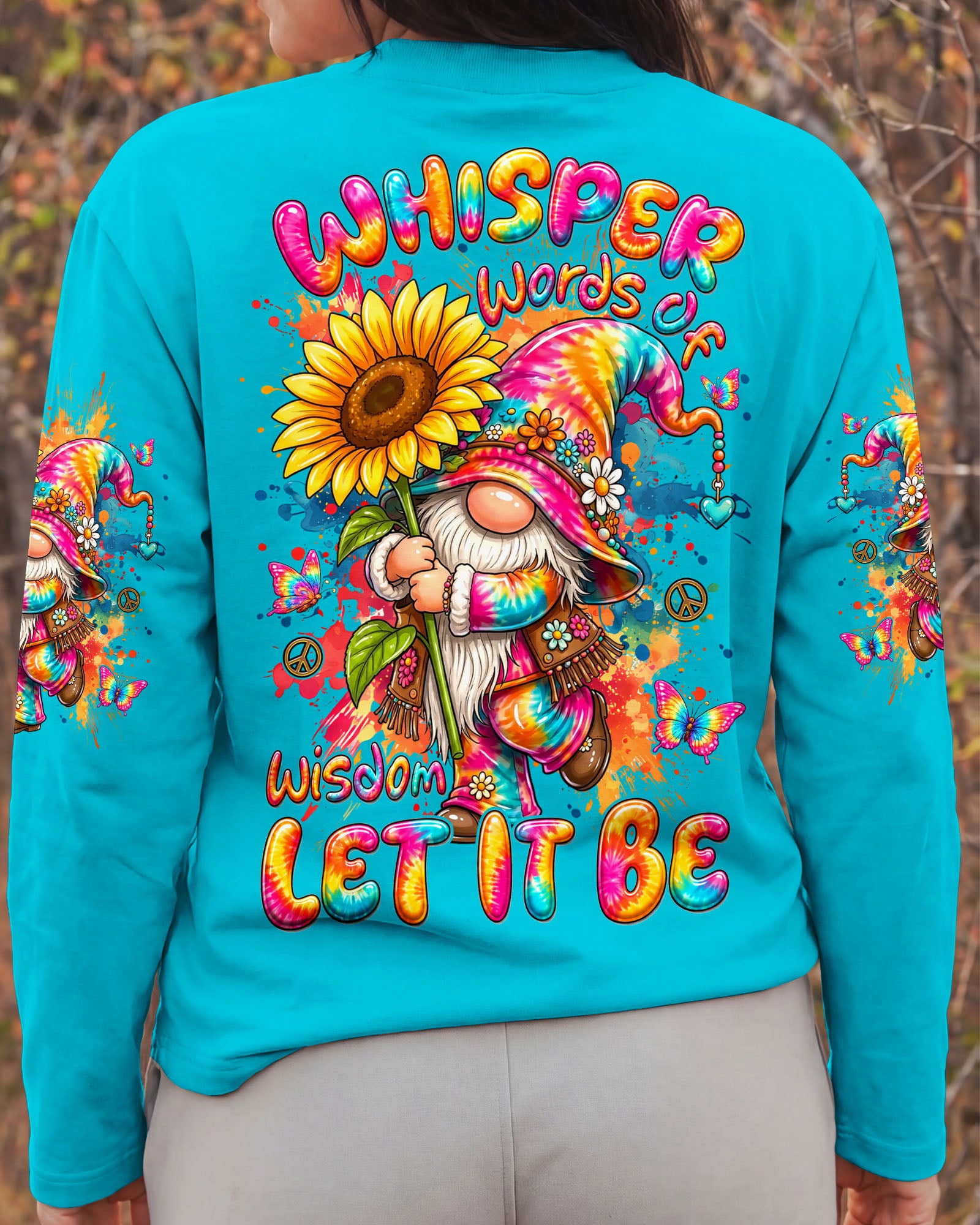 WHISPER WORDS OF WISDOM LET IT BE GNOME ALL OVER PRINT - TYLN0408263