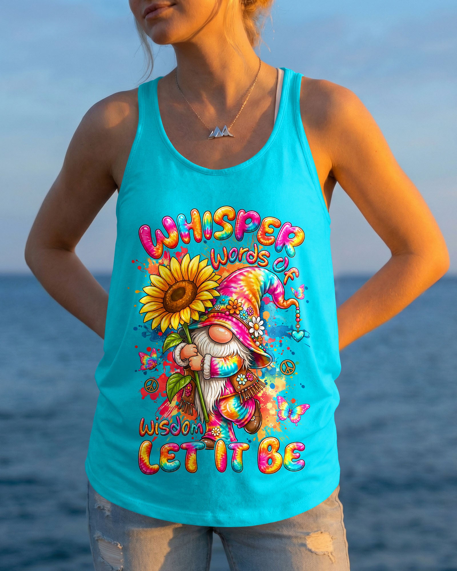 WHISPER WORDS OF WISDOM LET IT BE GNOME ALL OVER PRINT - TYLN0408263