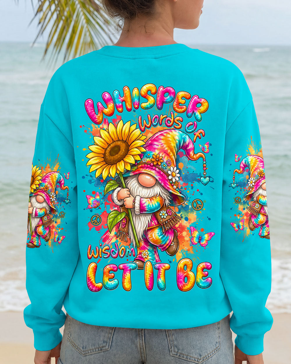 WHISPER WORDS OF WISDOM LET IT BE GNOME ALL OVER PRINT - TYLN0408263