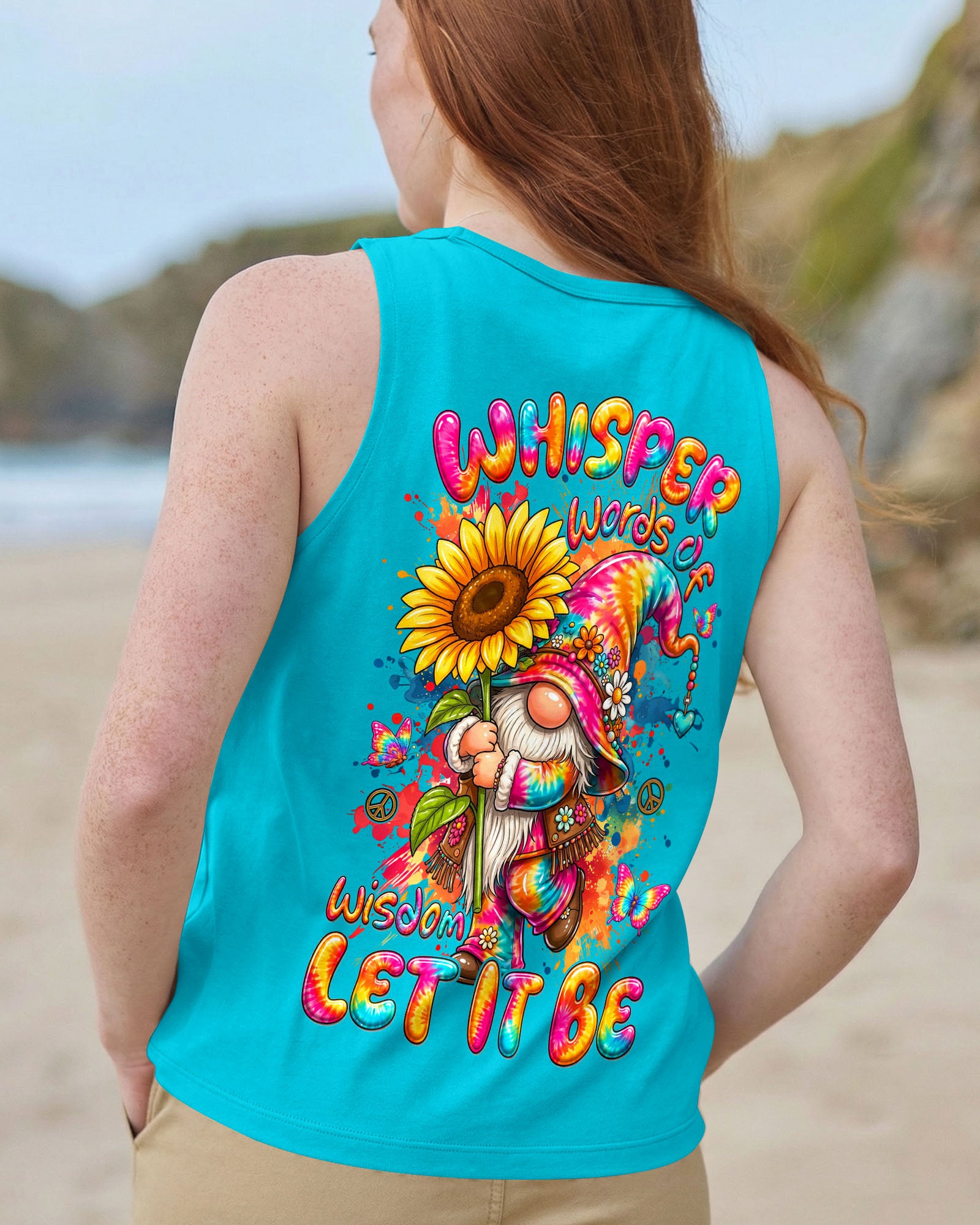 WHISPER WORDS OF WISDOM LET IT BE GNOME ALL OVER PRINT - TYLN0408263