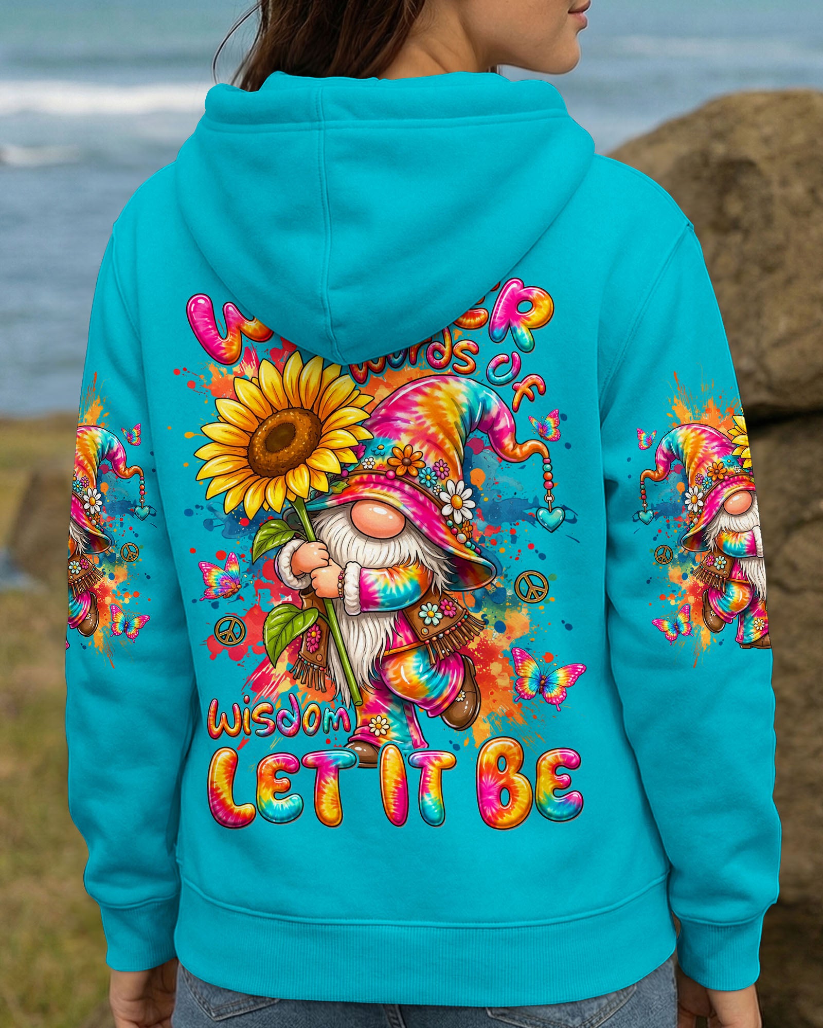 WHISPER WORDS OF WISDOM LET IT BE GNOME ALL OVER PRINT - TYLN0408263