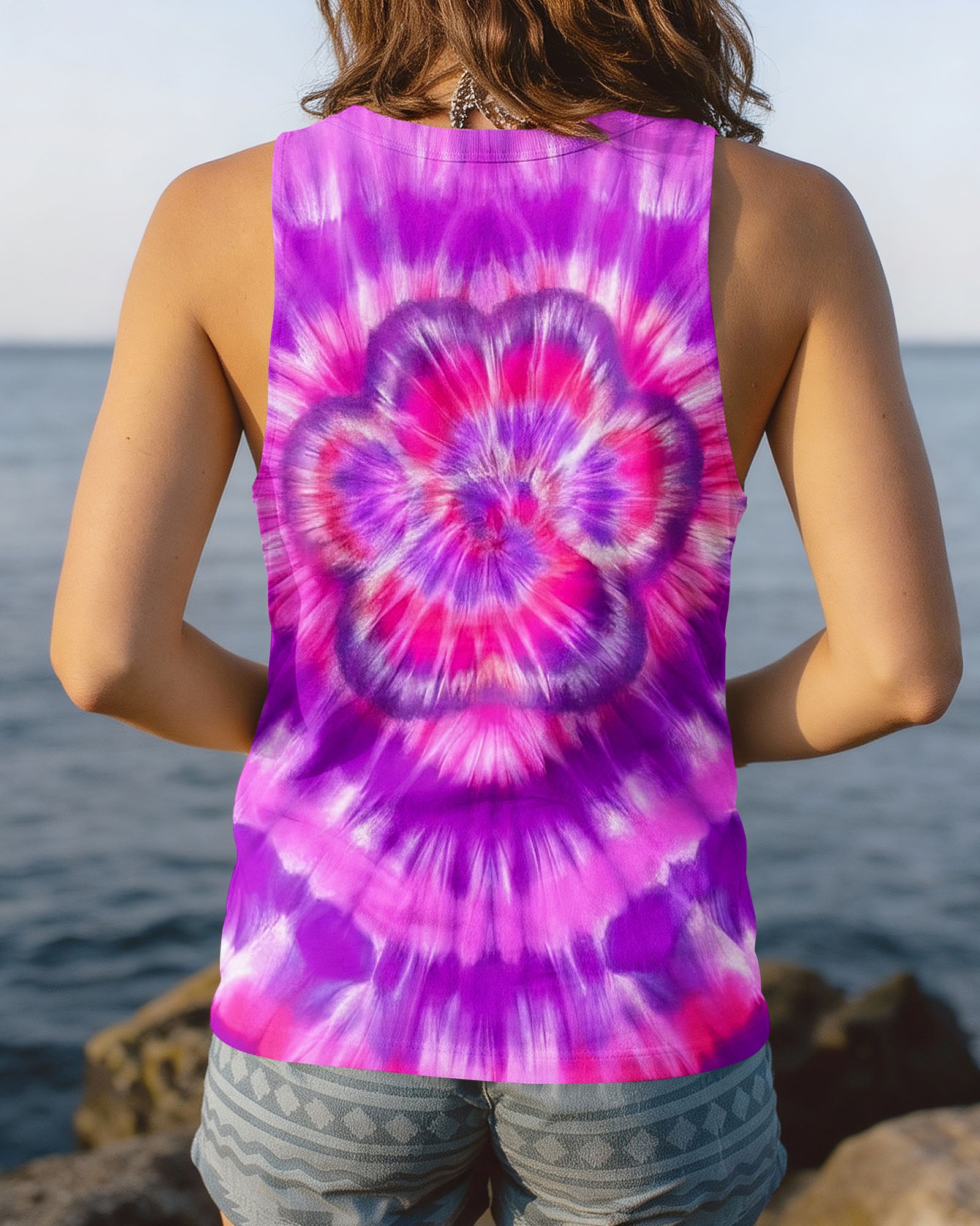 PINK AND PURPLE PAW ALL OVER PRINT - TYLN0503261