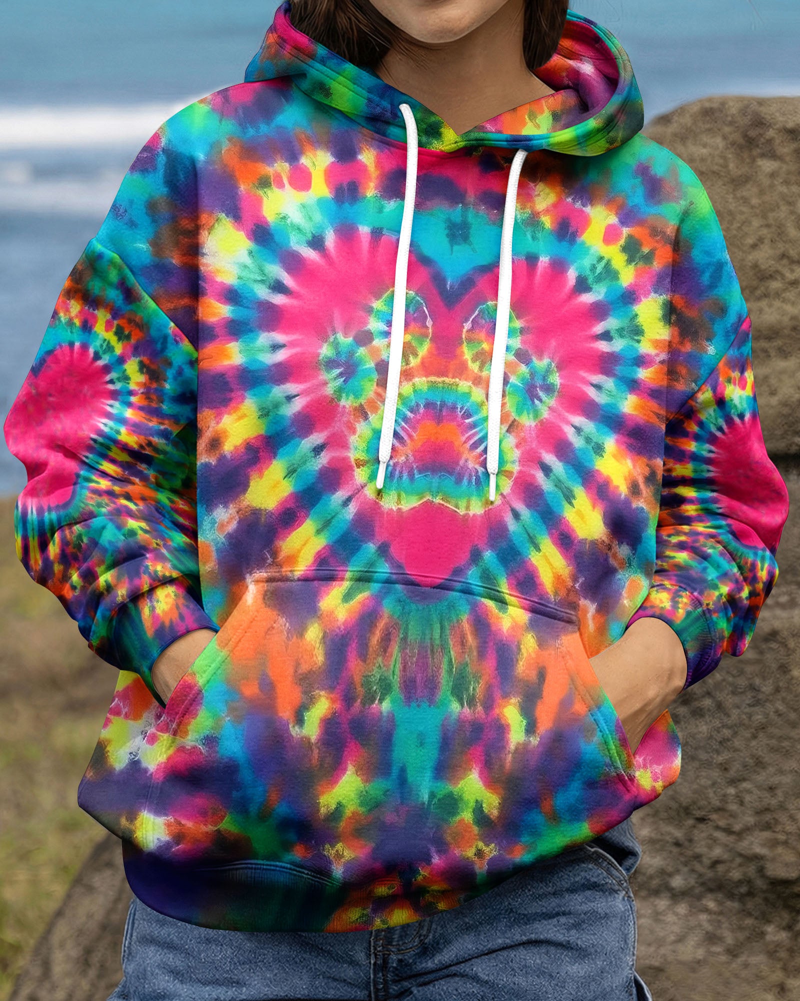 PAW HEART COLORFUL ALL OVER PRINT - TYLN0903261