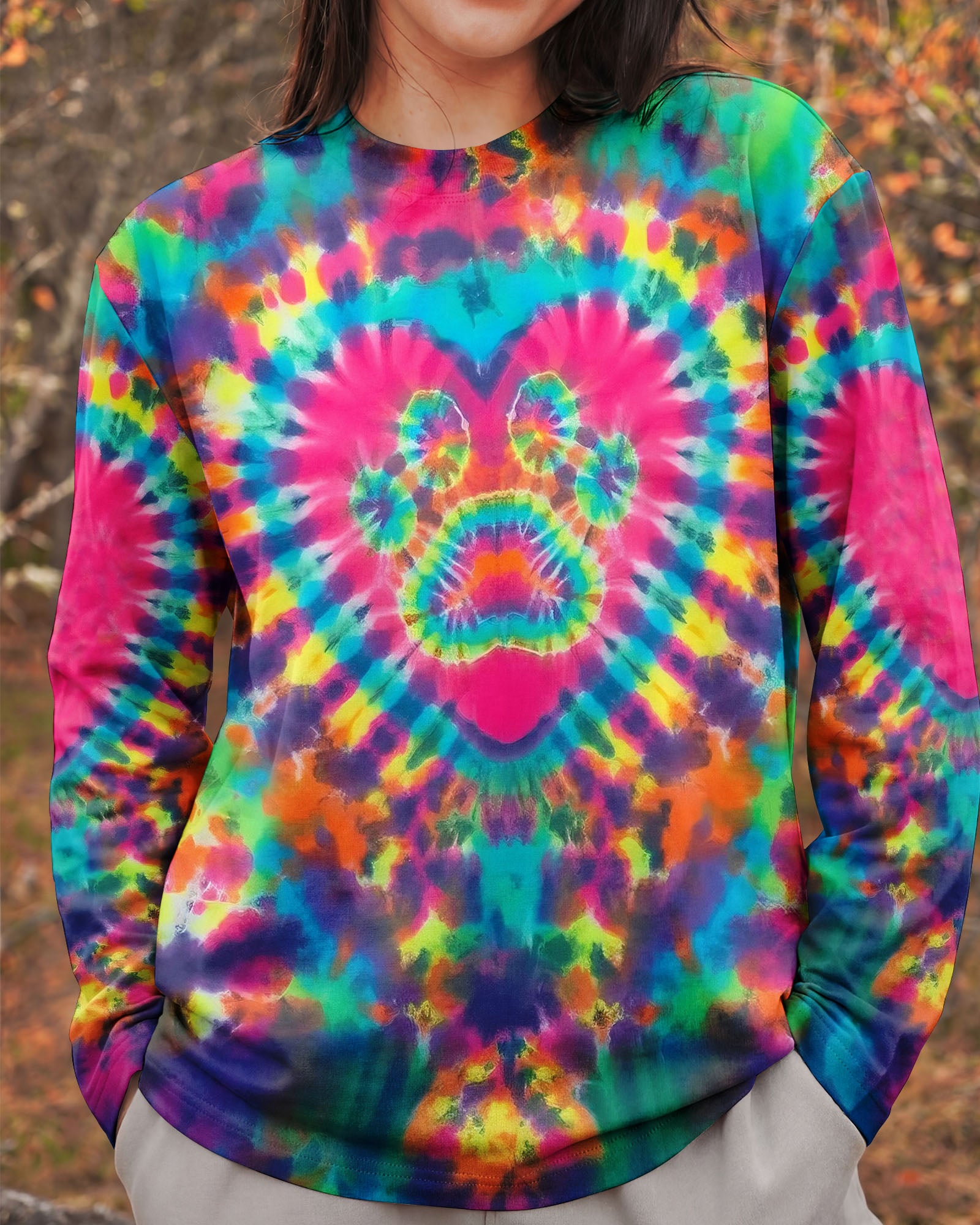 PAW HEART COLORFUL ALL OVER PRINT - TYLN0903261