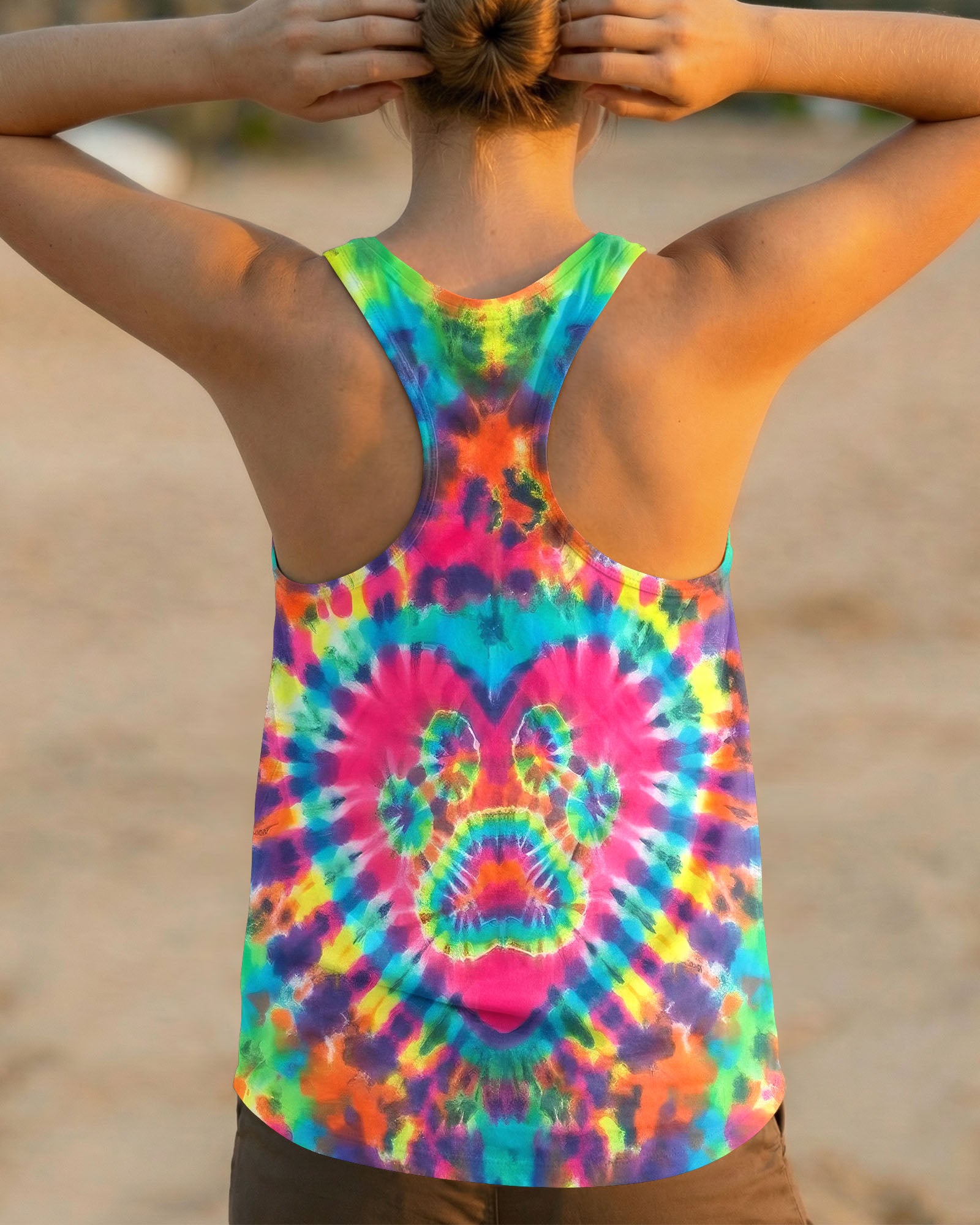 PAW HEART COLORFUL ALL OVER PRINT - TYLN0903261
