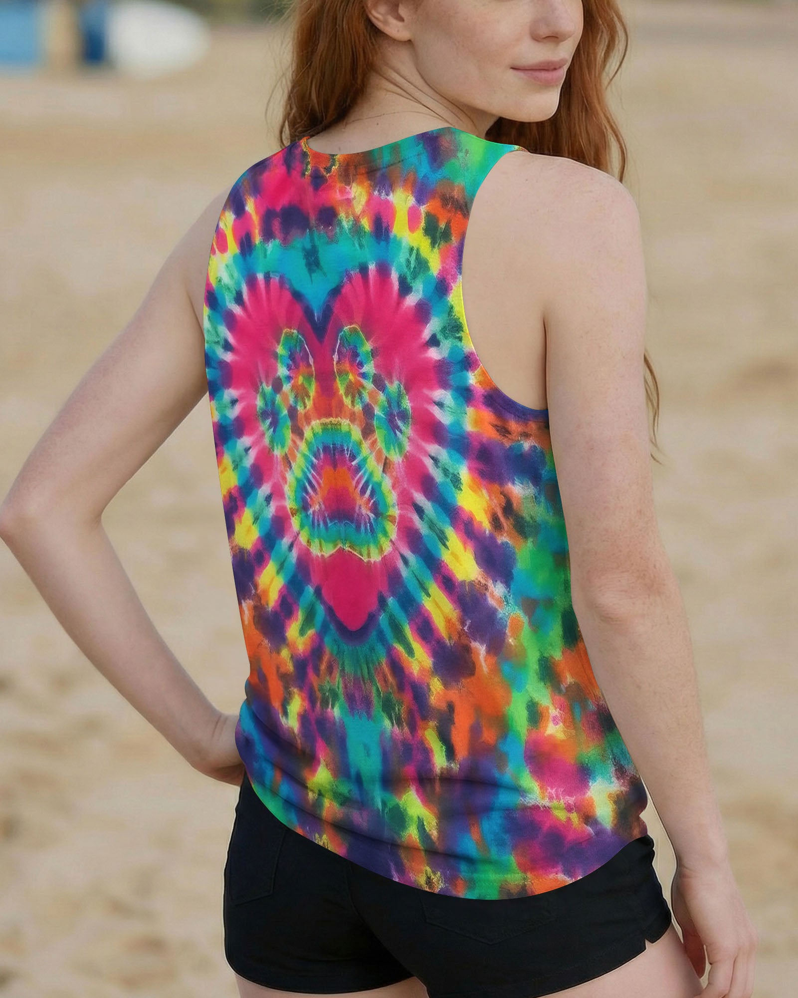 PAW HEART COLORFUL ALL OVER PRINT - TYLN0903261