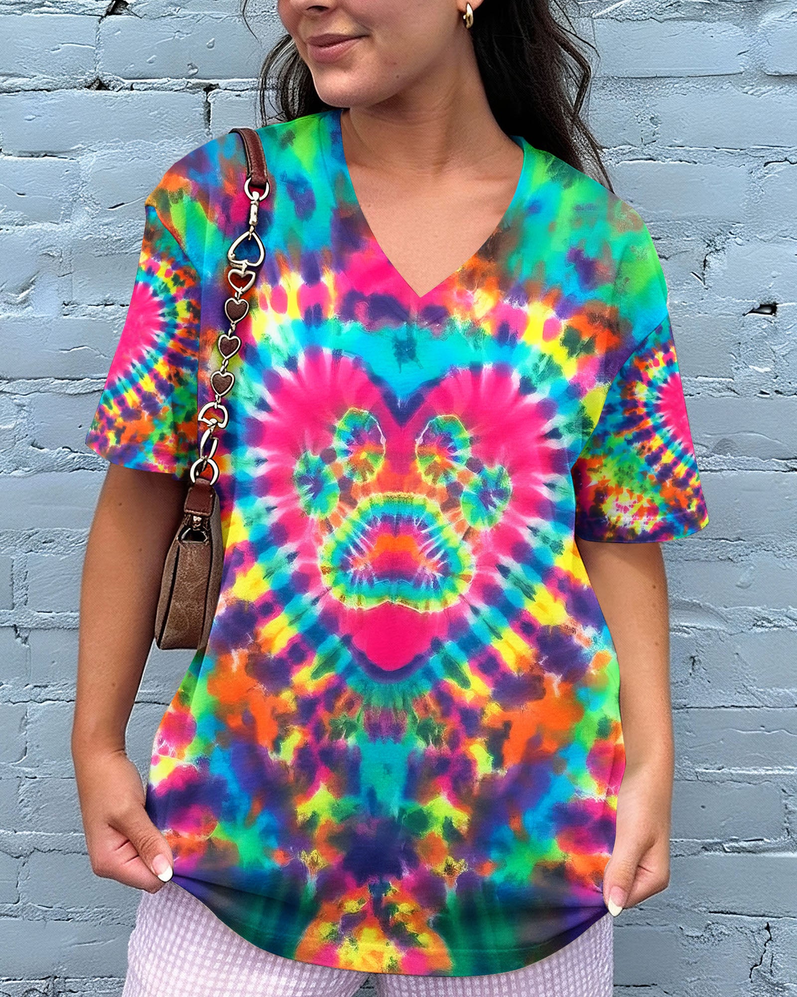 PAW HEART COLORFUL ALL OVER PRINT - TYLN0903261