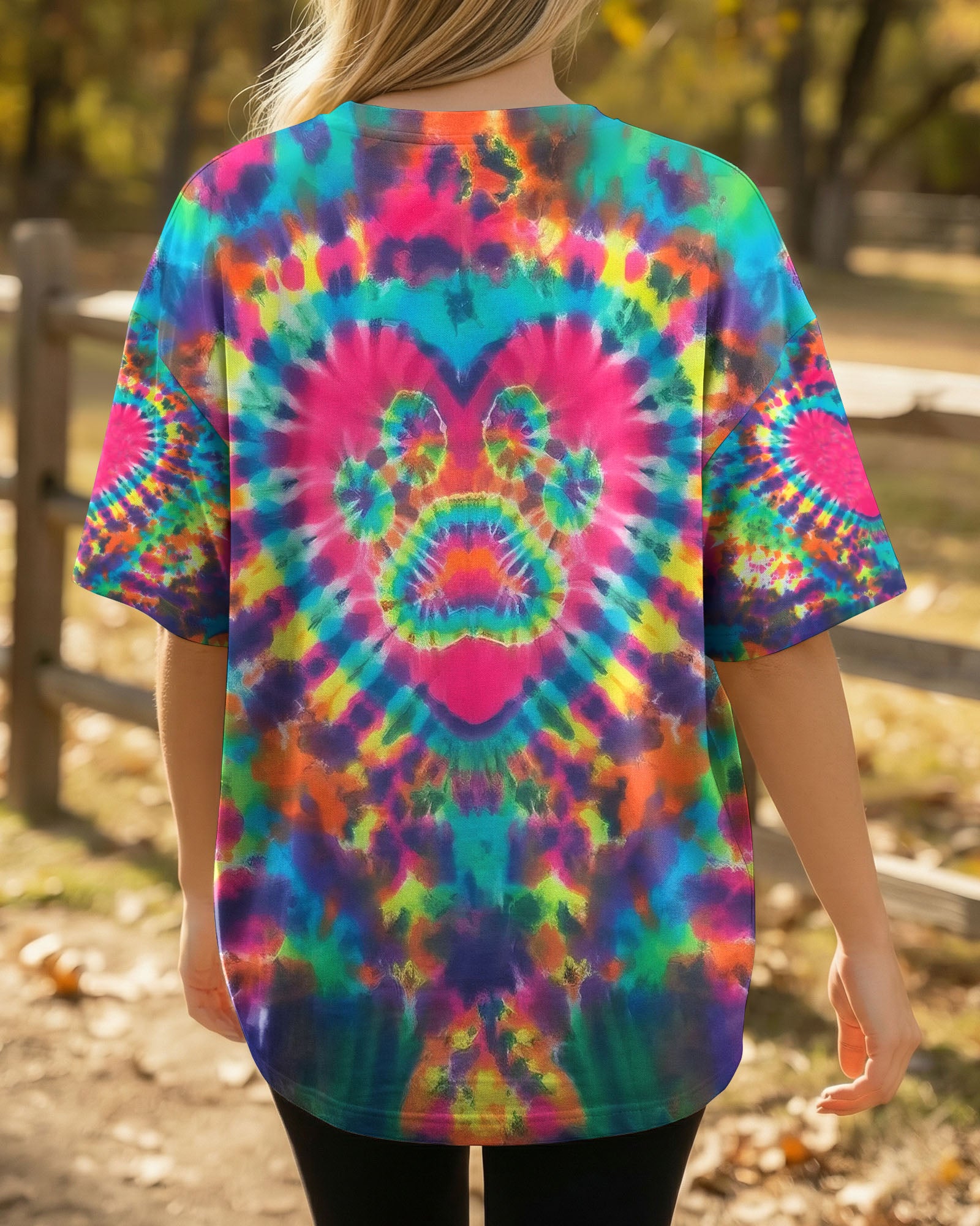 PAW HEART COLORFUL ALL OVER PRINT - TYLN0903261