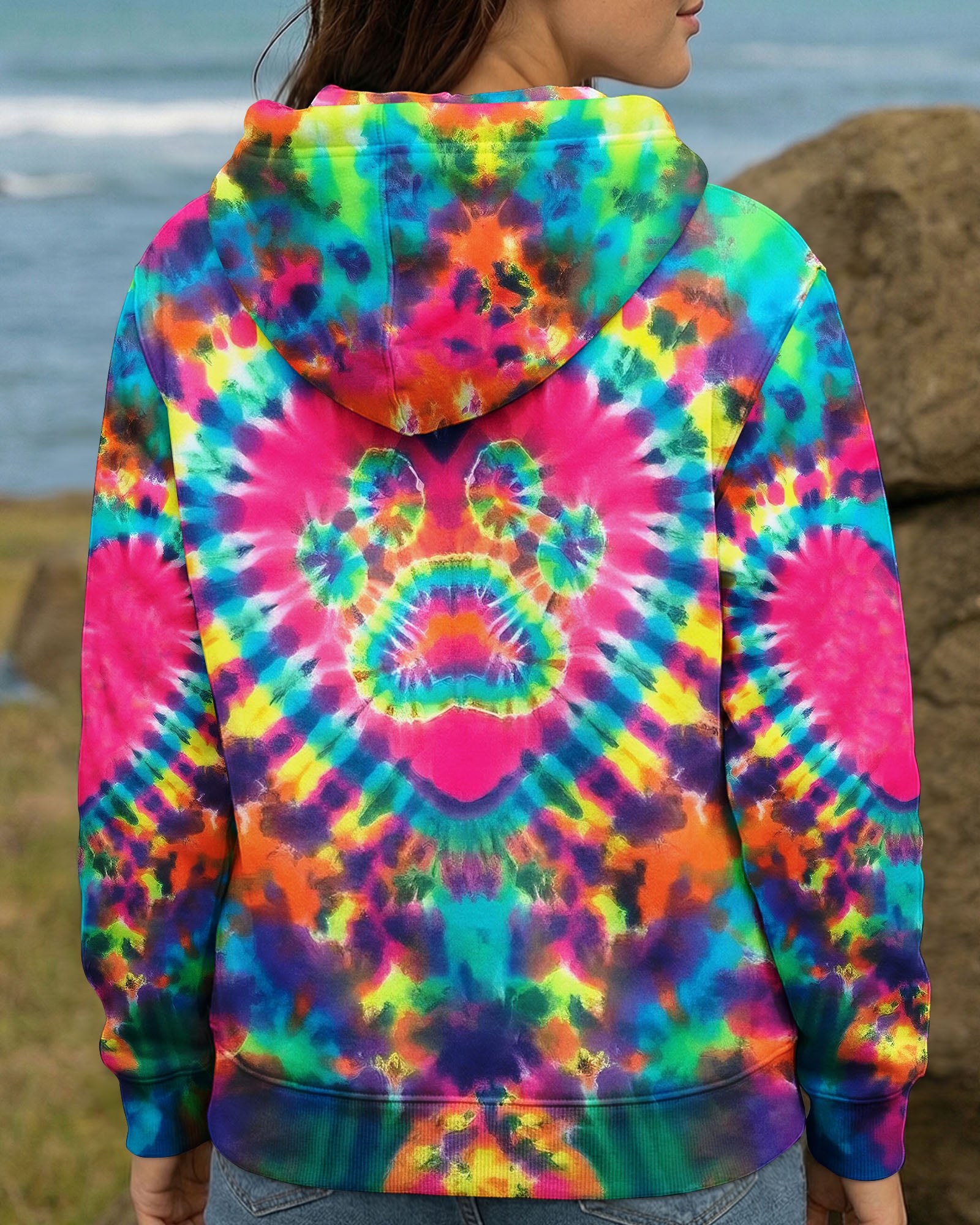 PAW HEART COLORFUL ALL OVER PRINT - TYLN0903261