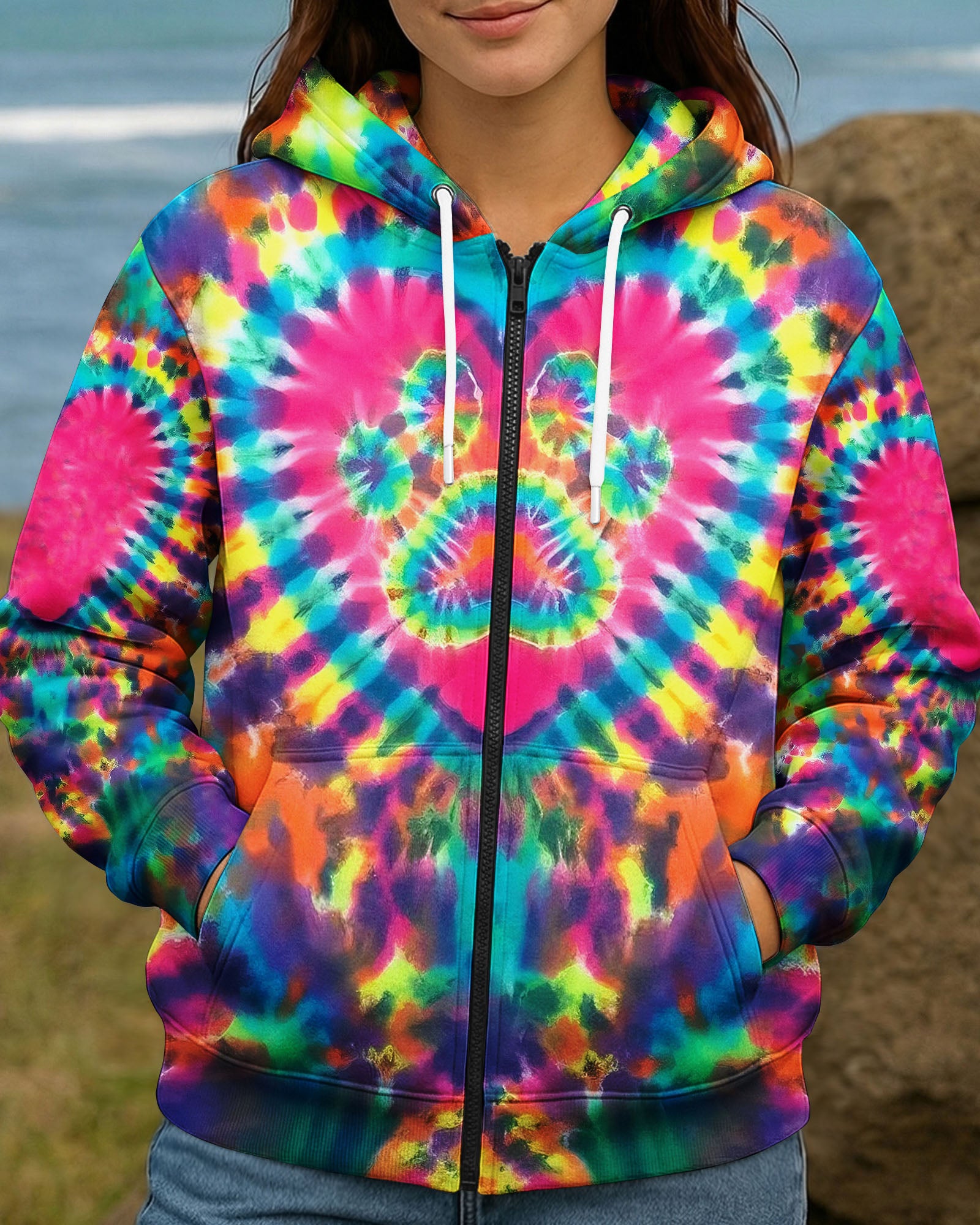 PAW HEART COLORFUL ALL OVER PRINT - TYLN0903261