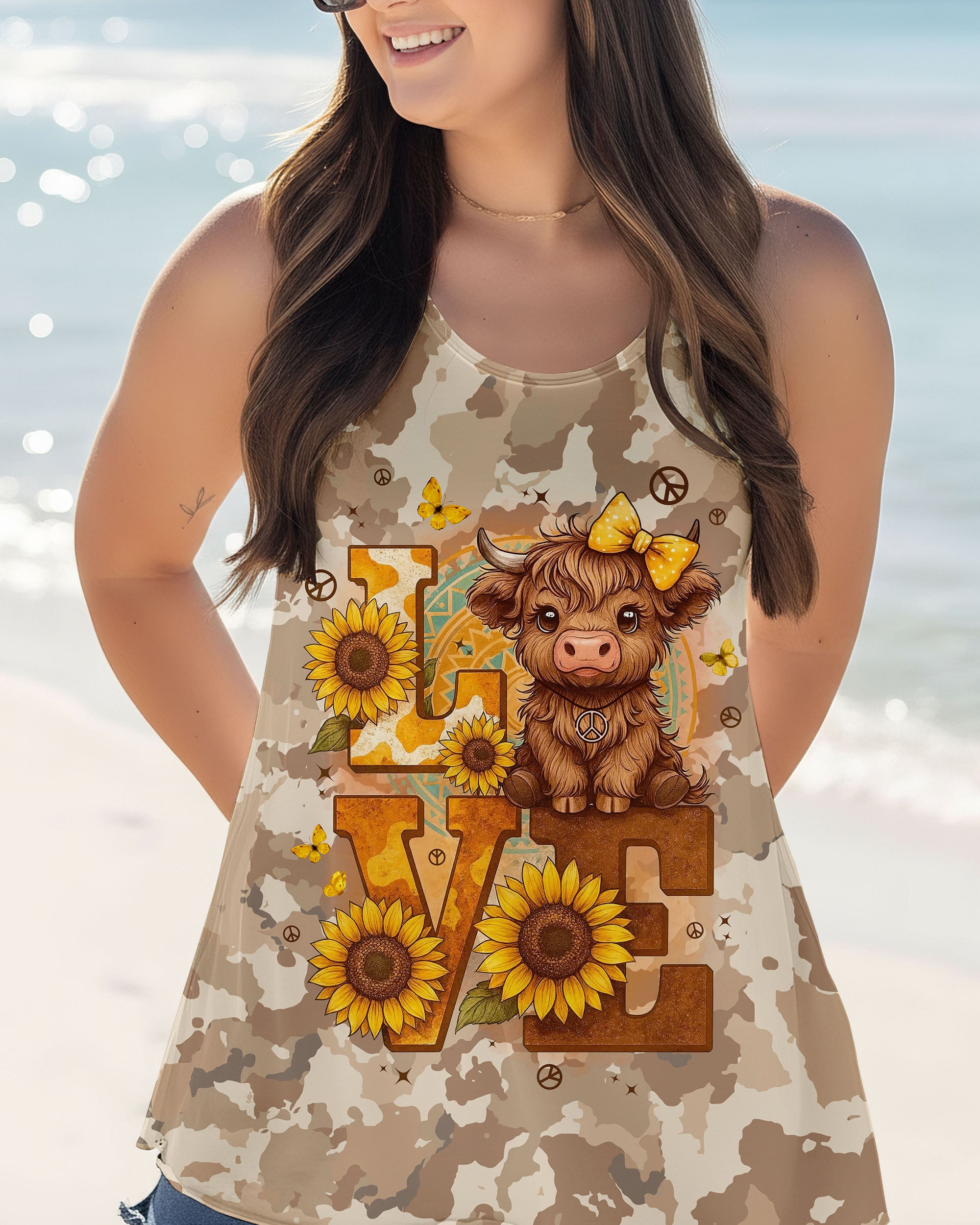 LOVE COW CAMO ALL OVER PRINT - TYPQ0212252