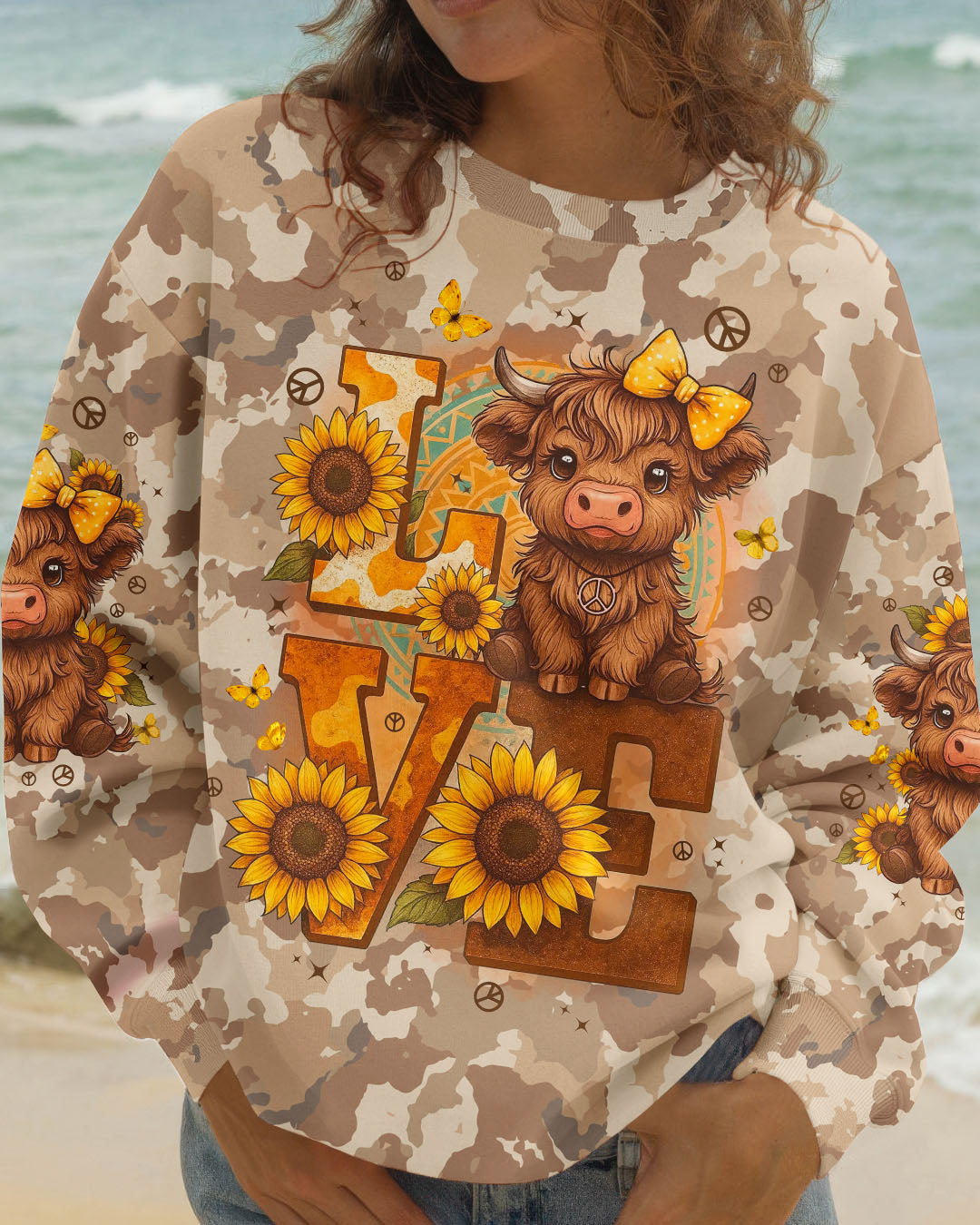 LOVE COW CAMO ALL OVER PRINT - TYPQ0212252