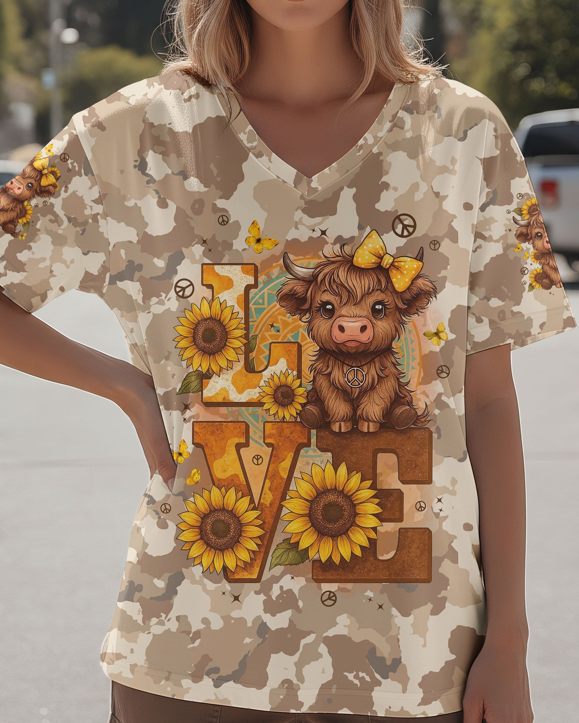 LOVE COW CAMO ALL OVER PRINT - TYPQ0212252