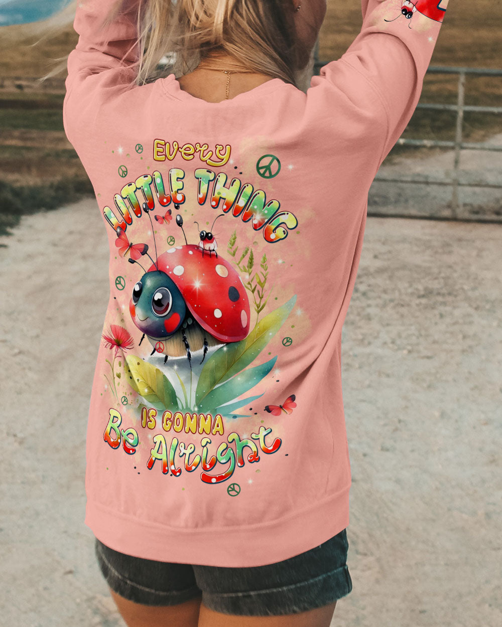 EVERY LITTLE THING IS GONNA BE ALRIGHT LADY BUG ALL OVER PRINT - TYPQ0306242