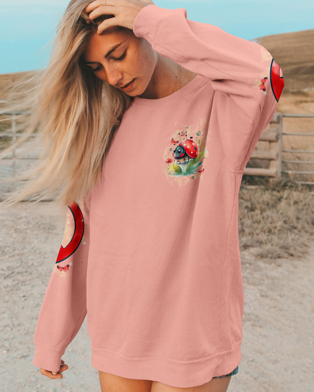 EVERY LITTLE THING IS GONNA BE ALRIGHT LADY BUG ALL OVER PRINT - TYPQ0306242