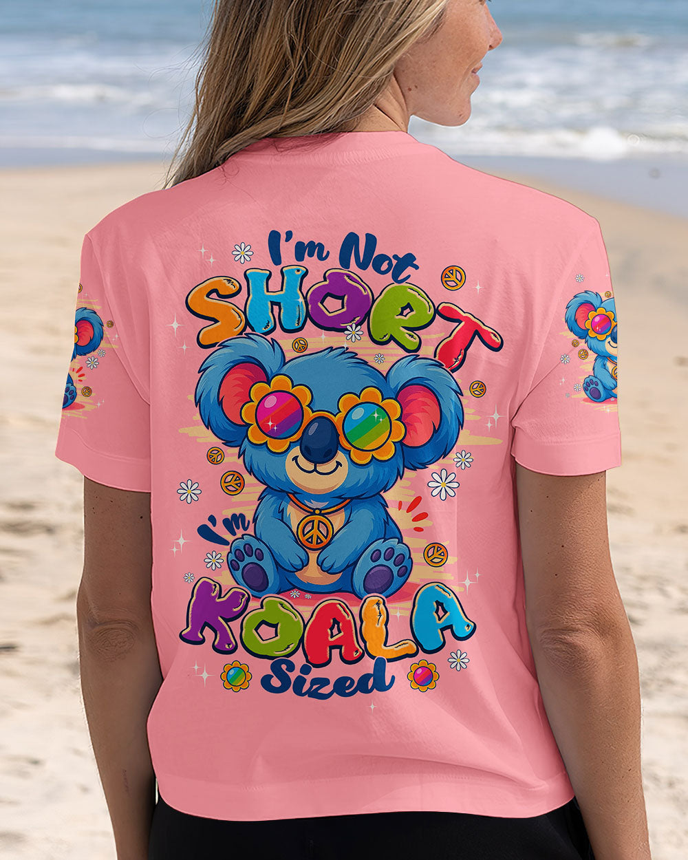 I'M NOT SHORT I'M KOALA SIZED HIPPE ALL OVER PRINT - TYPQ0408251