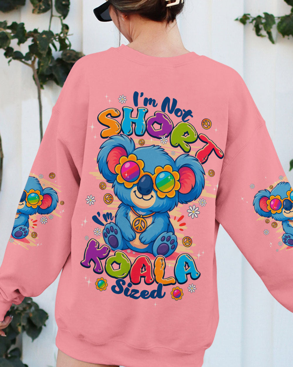 I'M NOT SHORT I'M KOALA SIZED HIPPE ALL OVER PRINT - TYPQ0408251