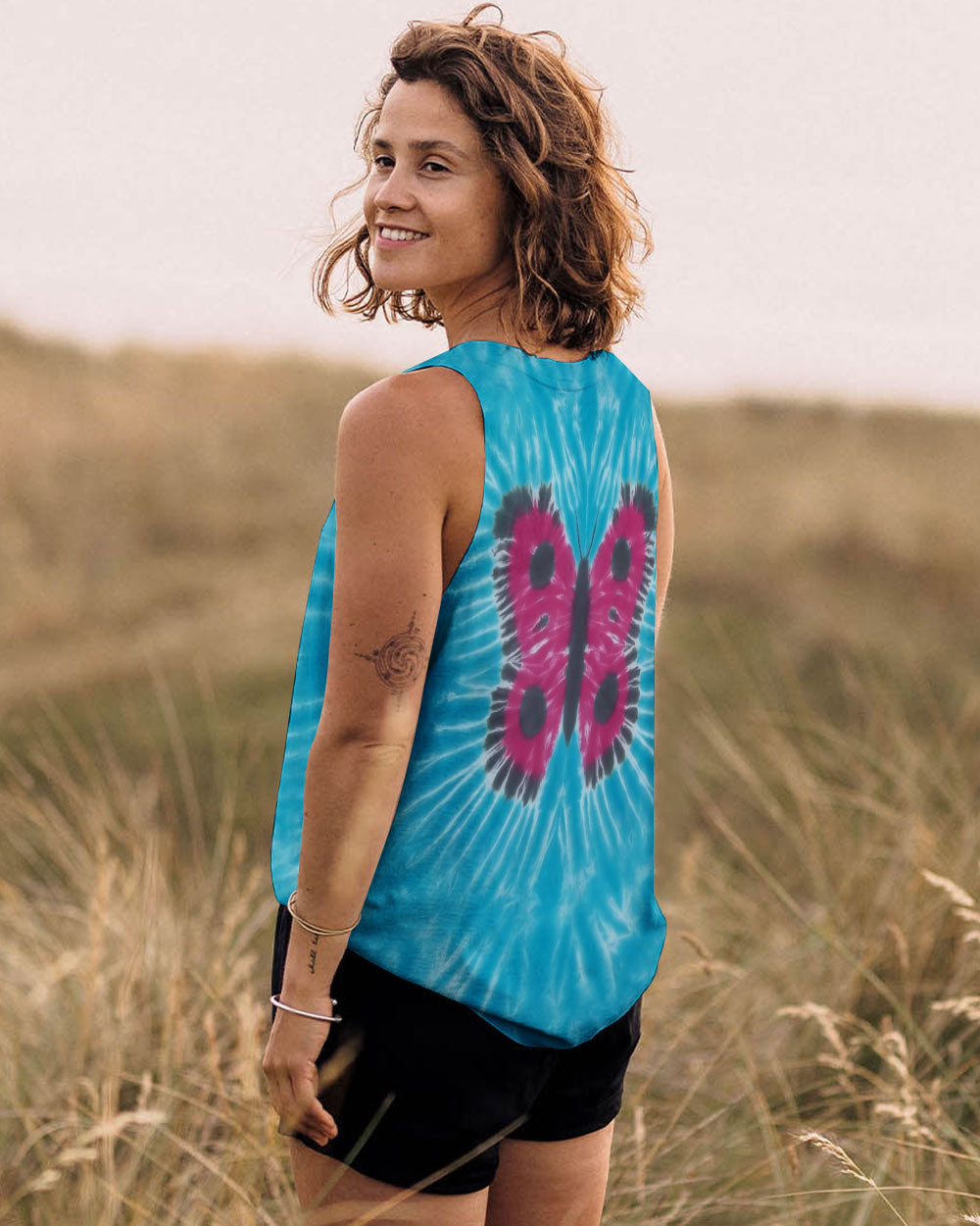 BUTTERFLY TIE DYE ALL OVER PRINT - TYPQ0412252