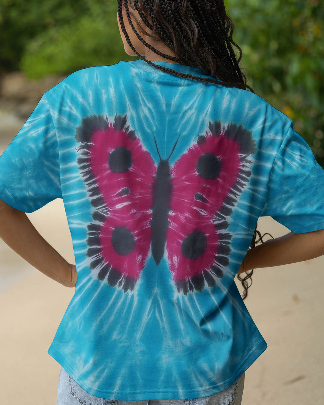 BUTTERFLY TIE DYE ALL OVER PRINT - TYPQ0412252