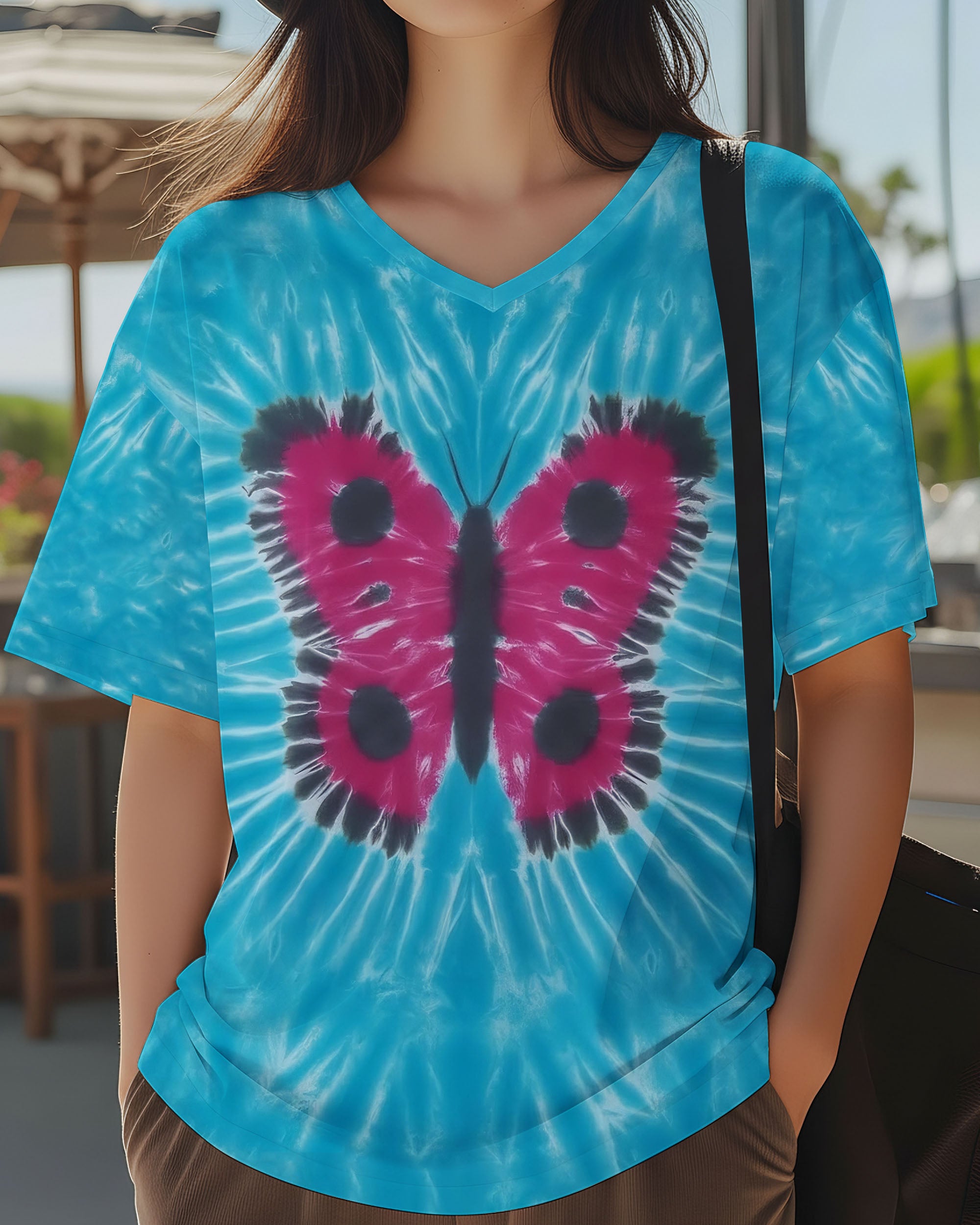 BUTTERFLY TIE DYE ALL OVER PRINT - TYPQ0412252