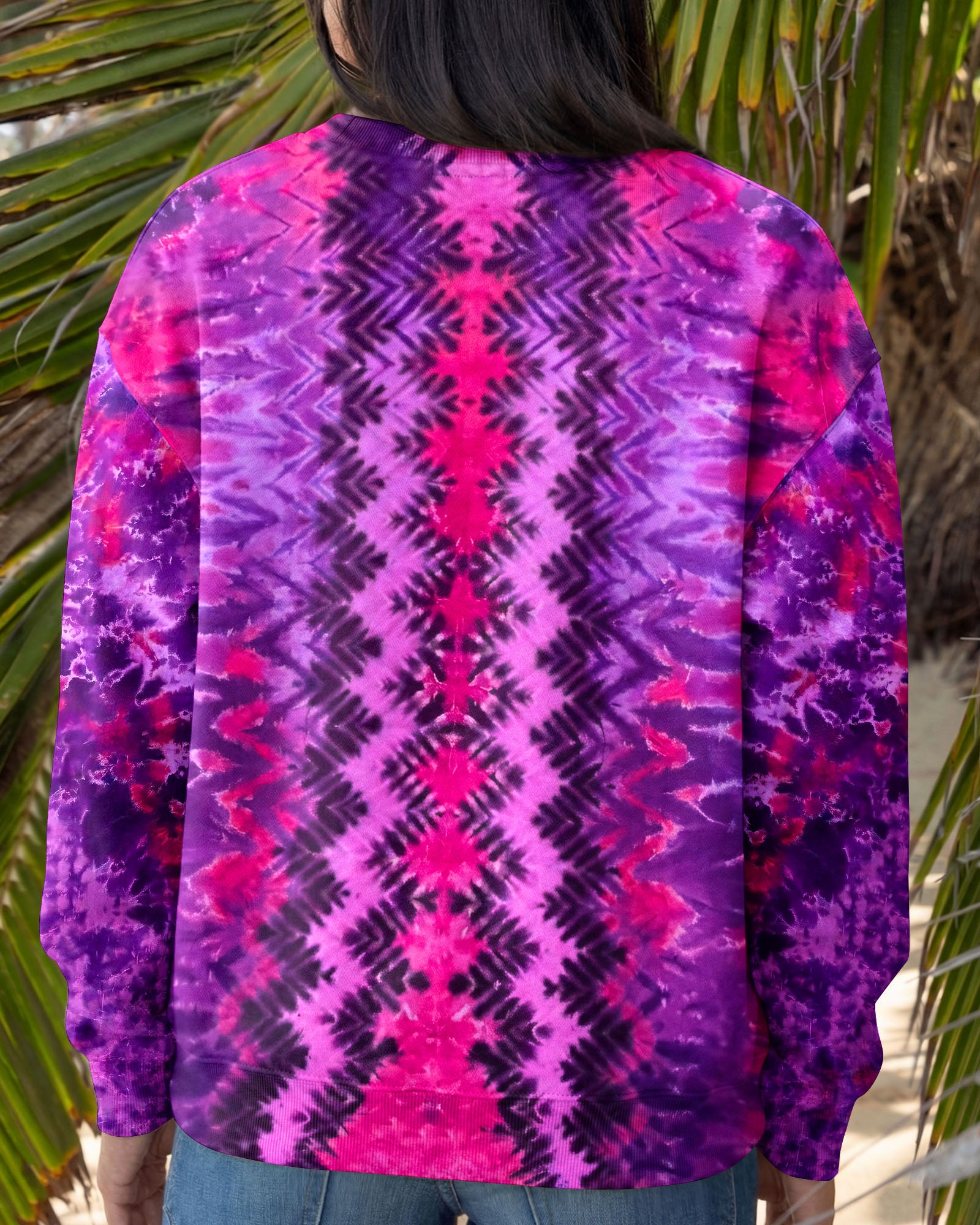 PURPLE PINK MANDALA HEART ALL OVER PRINT - TYPQ0604062