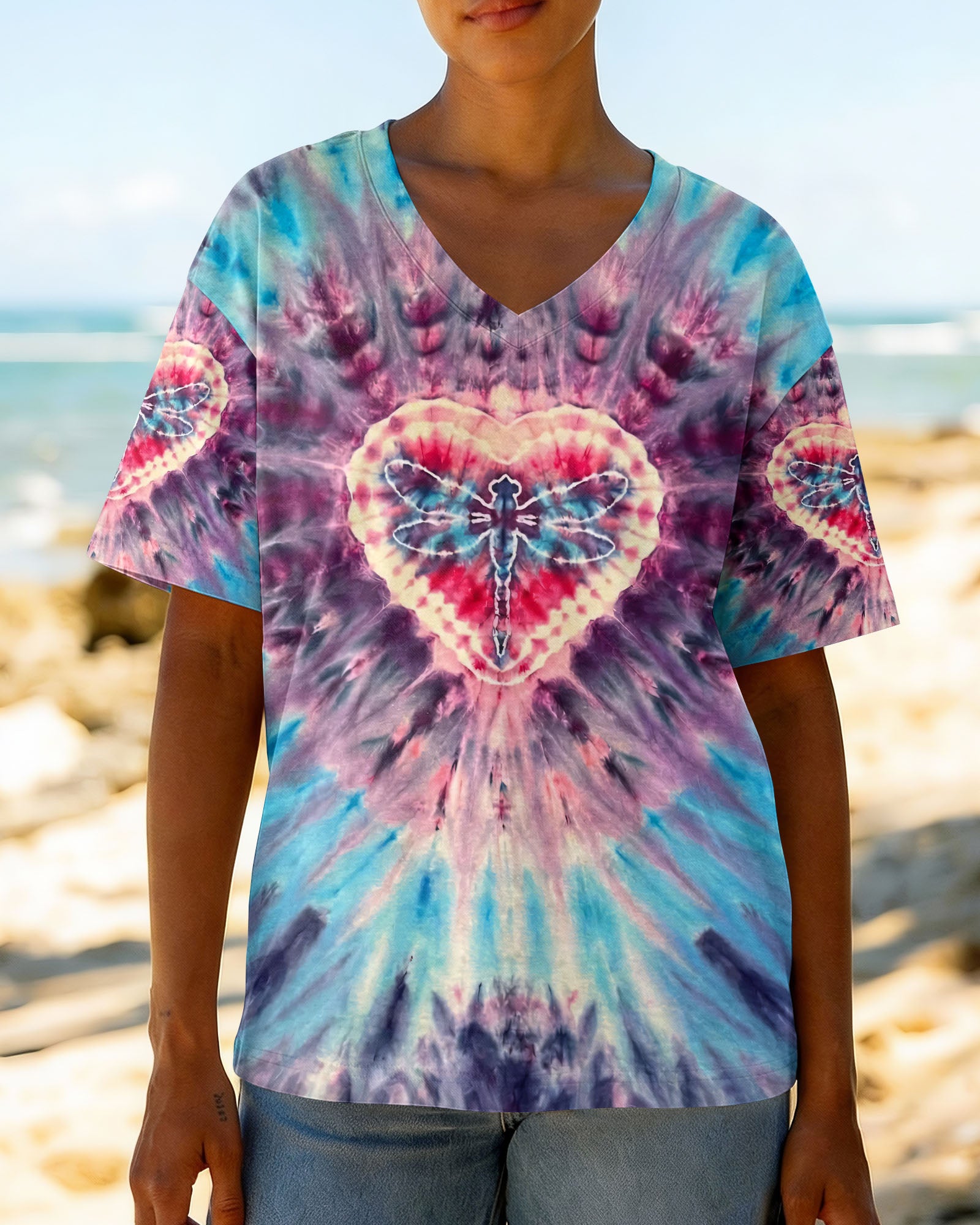 DREAMY DRAGONFLY HEART ALL OVER PRINT - TYPQ0804262