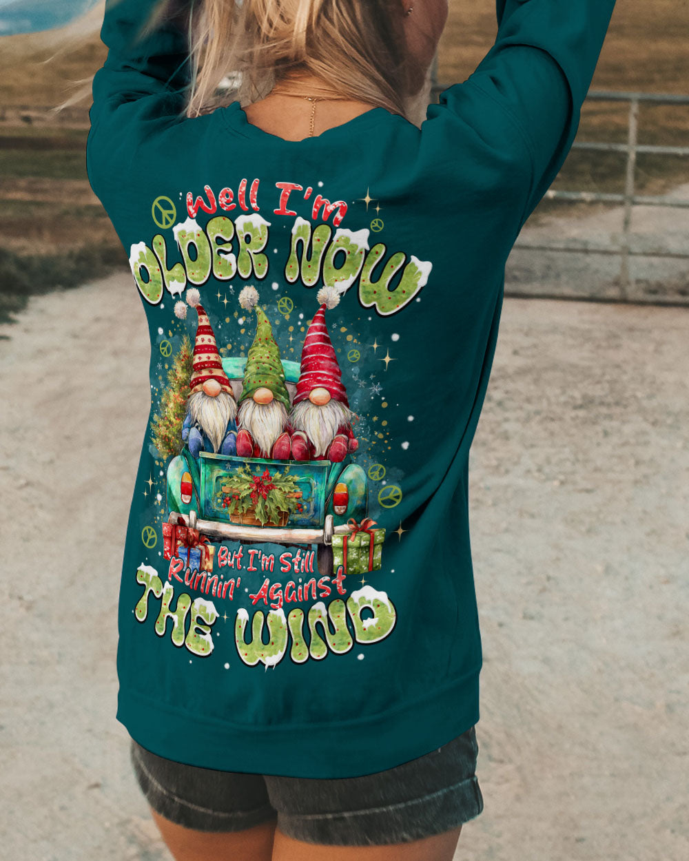 RUNNING AGAINST THE WIND GNOMIES CHRISTMAS ALL OVER PRINT - TYPQ0810252