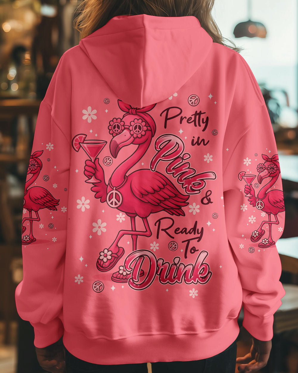 PRETTY IN PINK FLAMINGO ALL OVER PRINT - TYPQ1006251