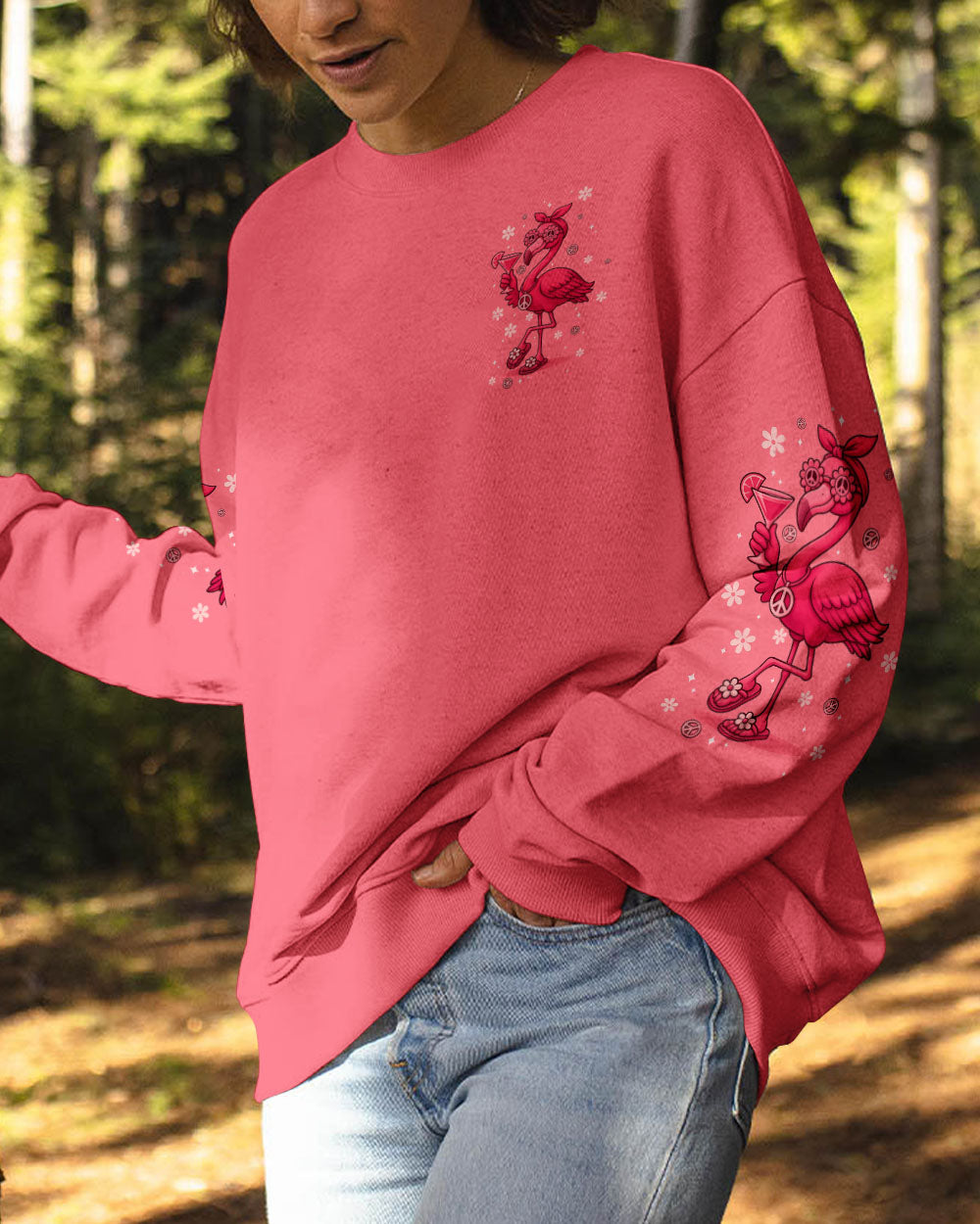 PRETTY IN PINK FLAMINGO ALL OVER PRINT - TYPQ1006251