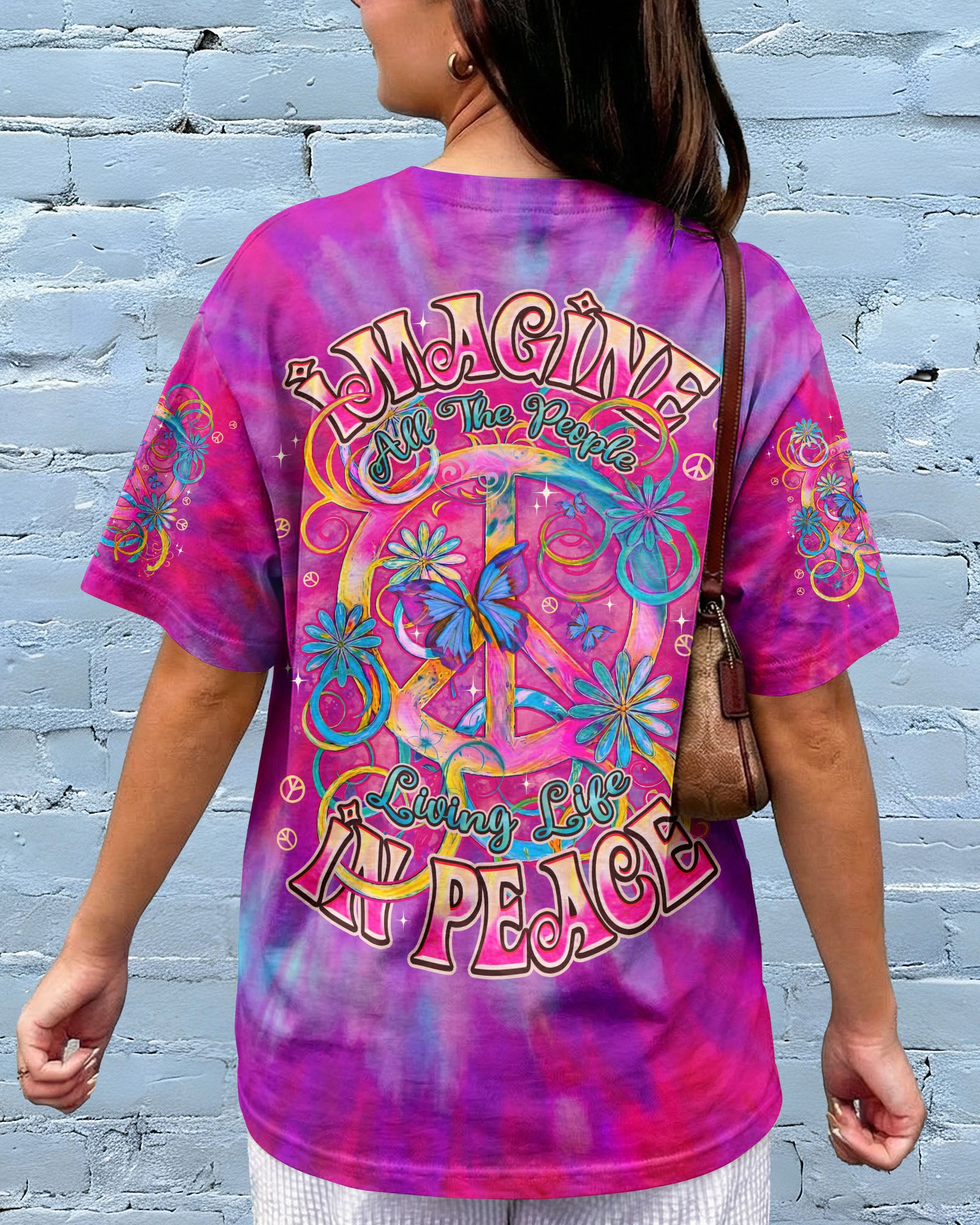 IMAGINE ALL THE PEOPLE LIVING LIFE IN PEACE ALL OVER PRINT - TYPQ1102262