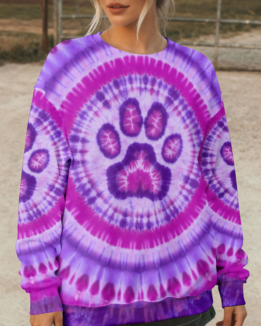 PURPLE PAW AURA ALL OVER PRINT - TYPQ1401261