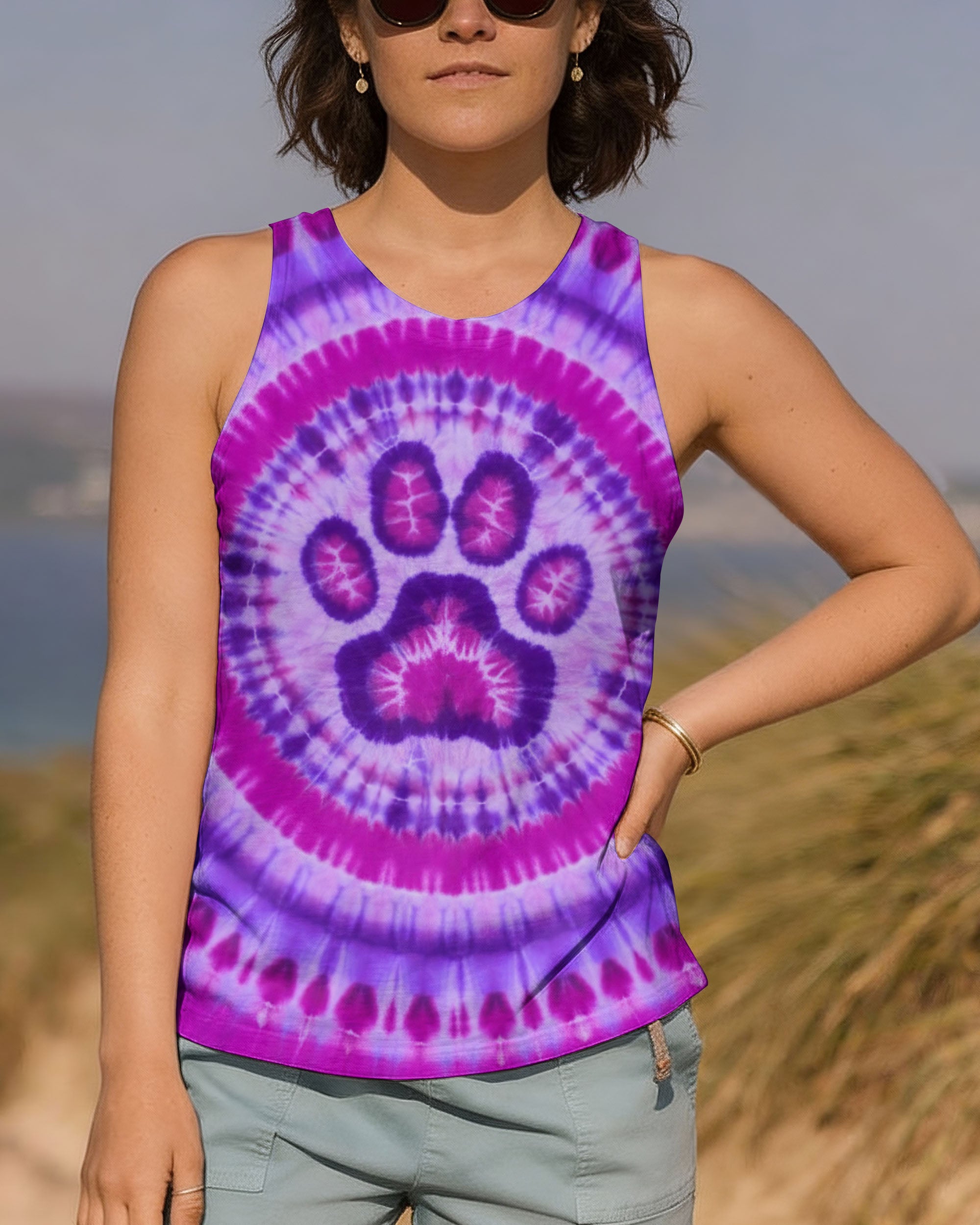PURPLE PAW AURA ALL OVER PRINT - TYPQ1401261